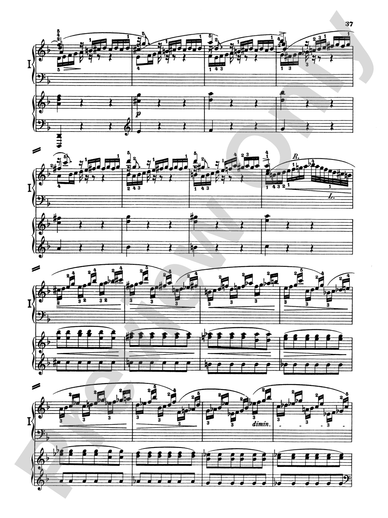 Bach: Piano Concerto in D Minor: Piano Duo (2 Pianos, 4 Hands) Book (2 copies required)