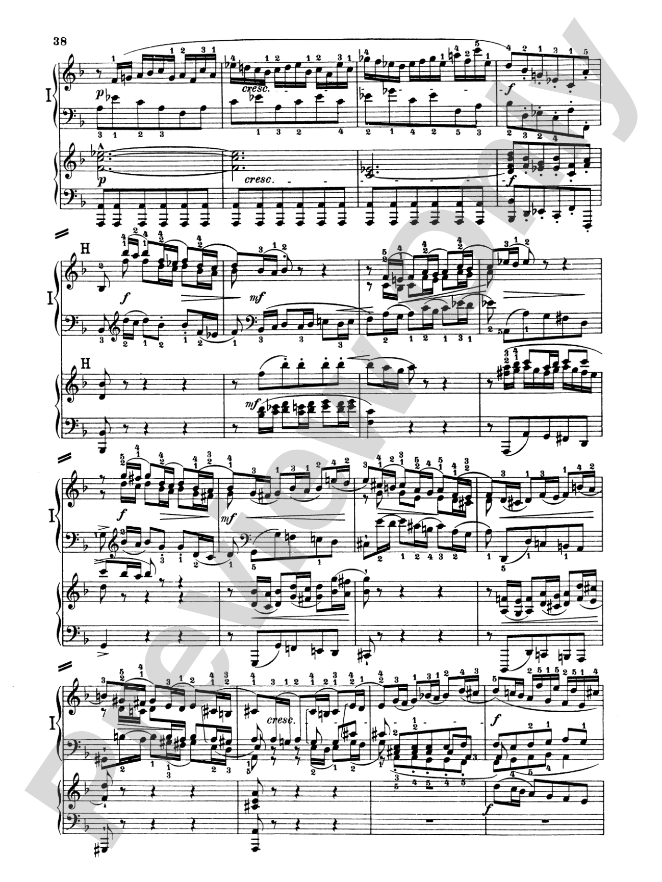 Bach: Piano Concerto in D Minor: Piano Duo (2 Pianos, 4 Hands) Book (2 copies required)