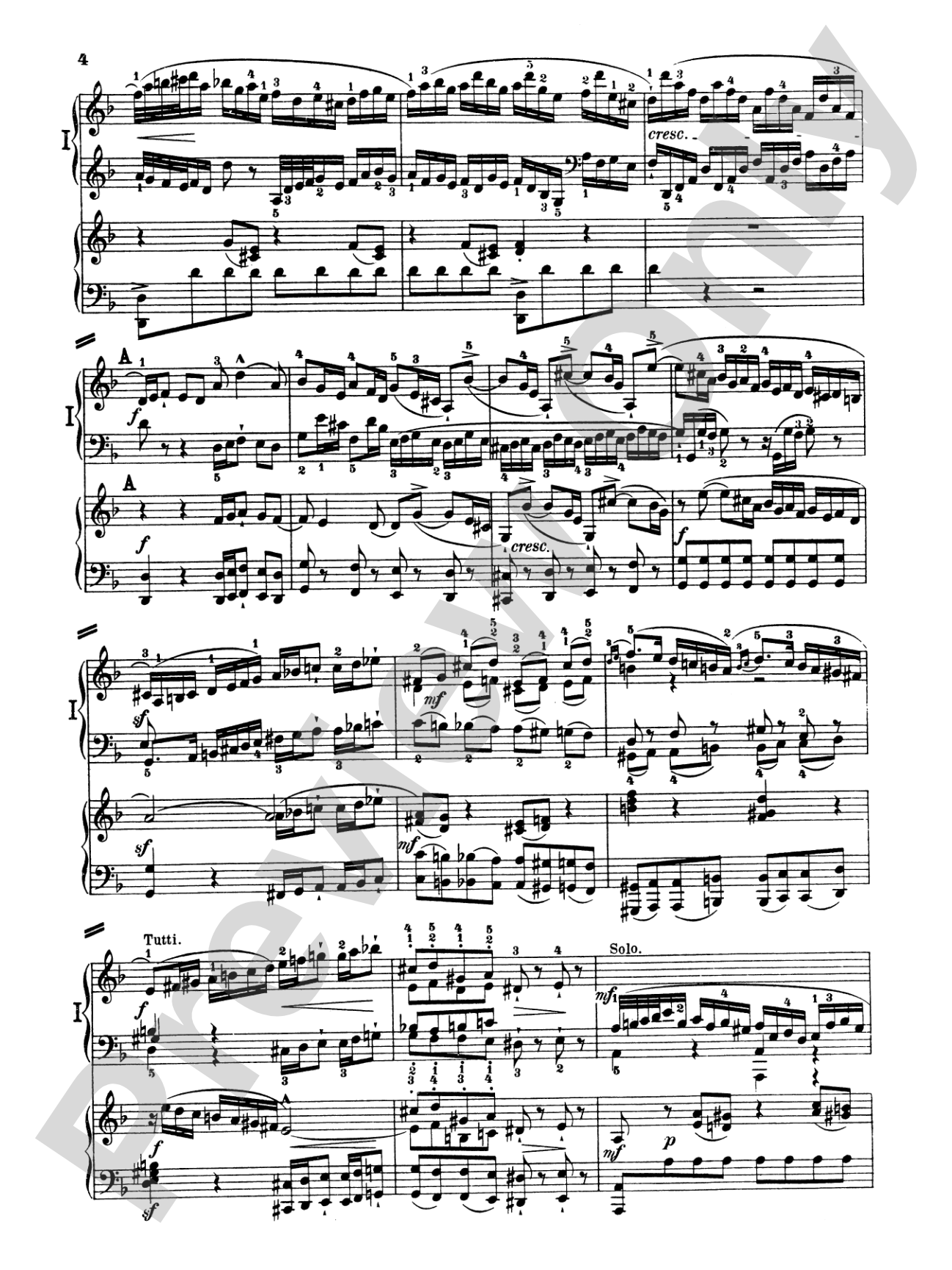 Bach: Piano Concerto in D Minor: Piano Duo (2 Pianos, 4 Hands) Book (2 copies required)