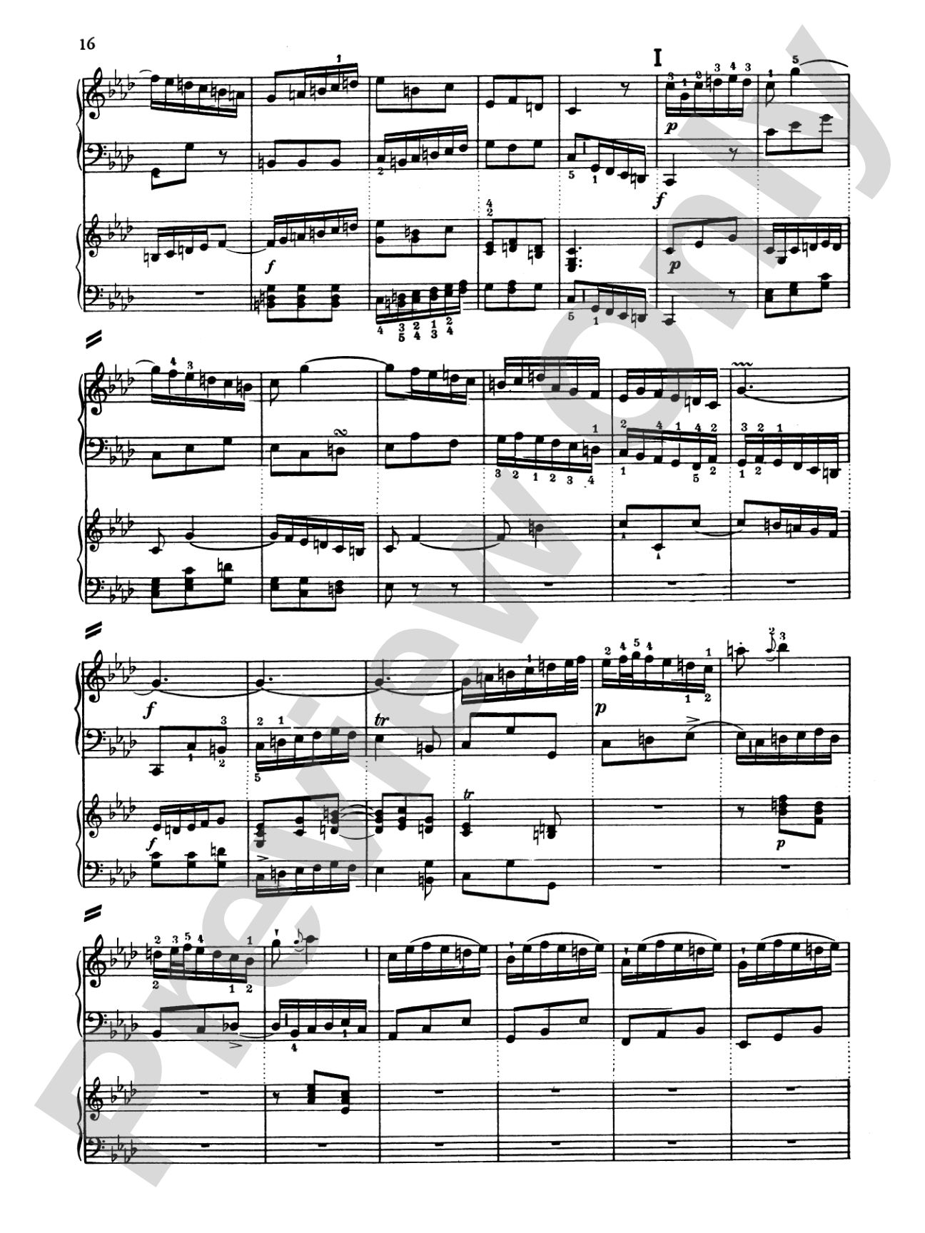 Bach: Piano Concerto in F Minor: Piano Duo (2 Pianos, 4 Hands) Book (2 copies required)