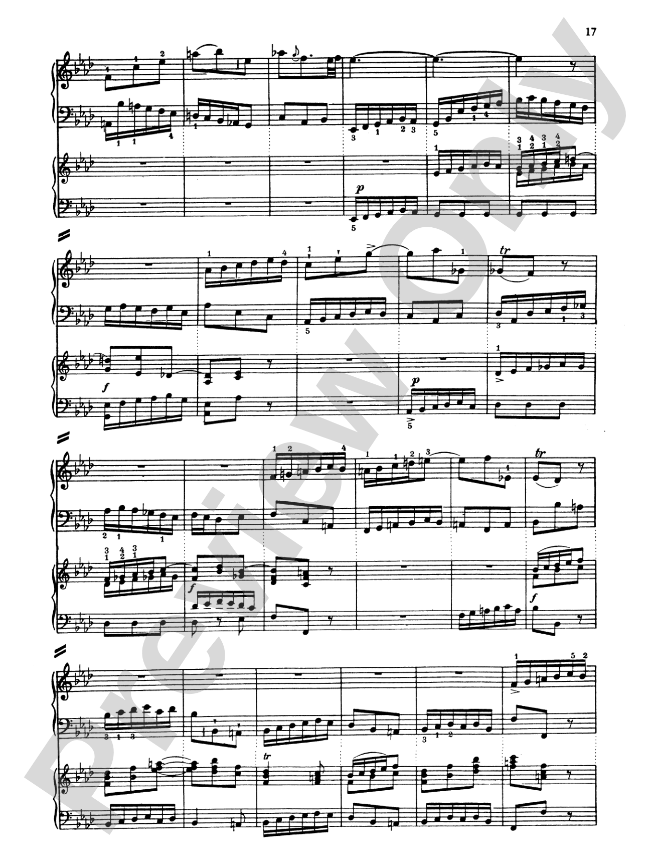 Bach: Piano Concerto in F Minor: Piano Duo (2 Pianos, 4 Hands) Book (2 copies required)