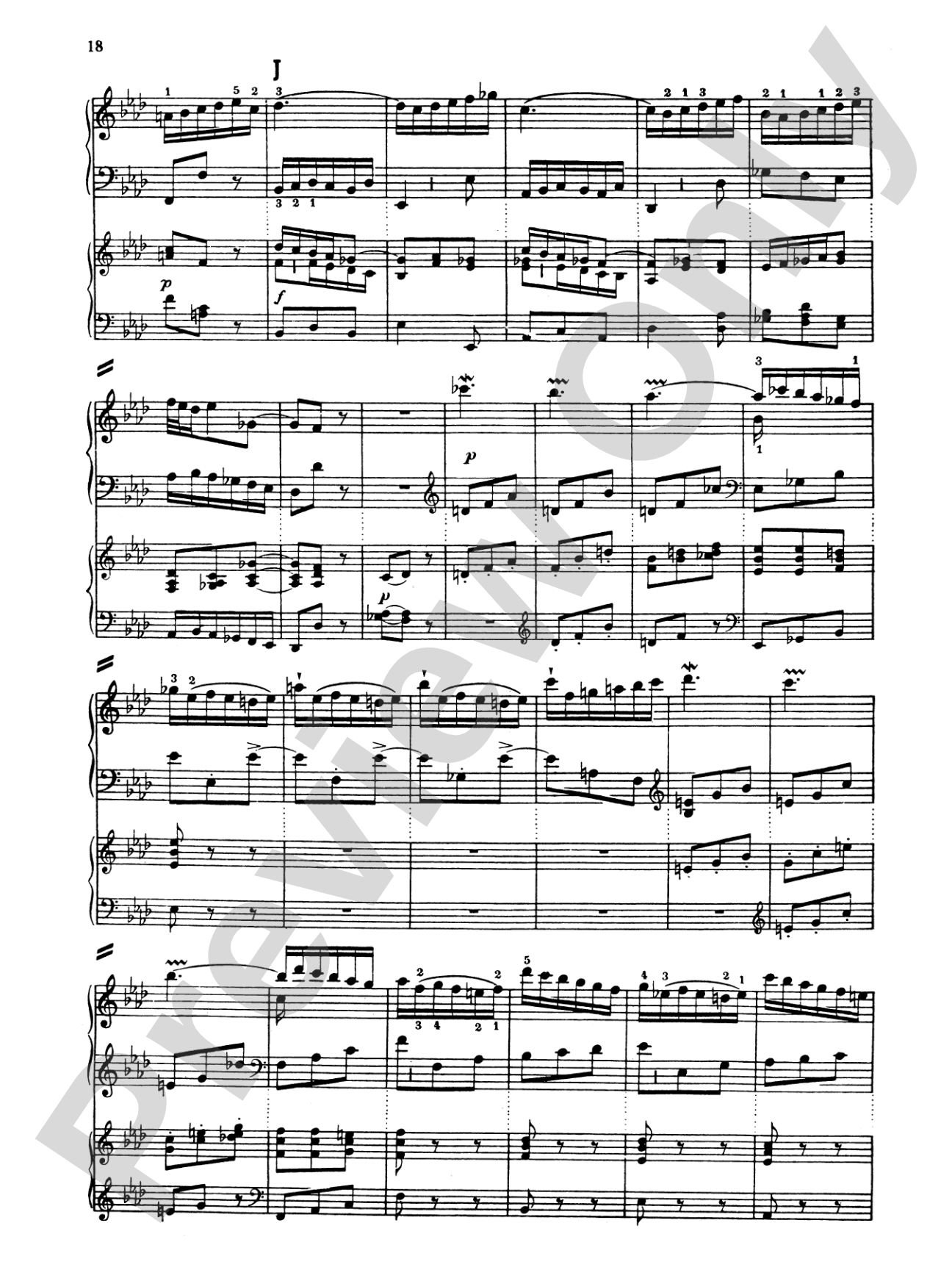 Bach: Piano Concerto in F Minor: Piano Duo (2 Pianos, 4 Hands) Book (2 copies required)