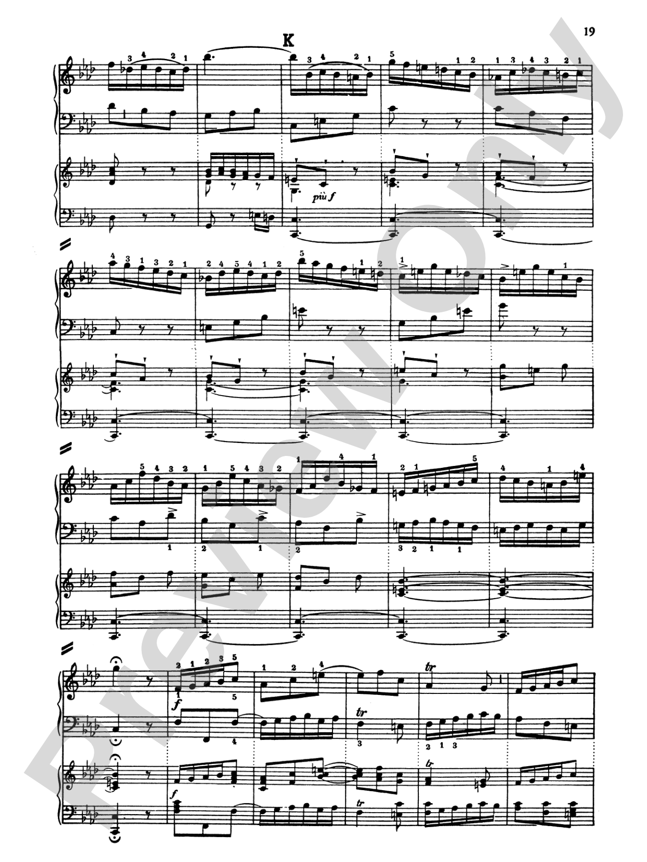 Bach: Piano Concerto in F Minor: Piano Duo (2 Pianos, 4 Hands) Book (2 copies required)