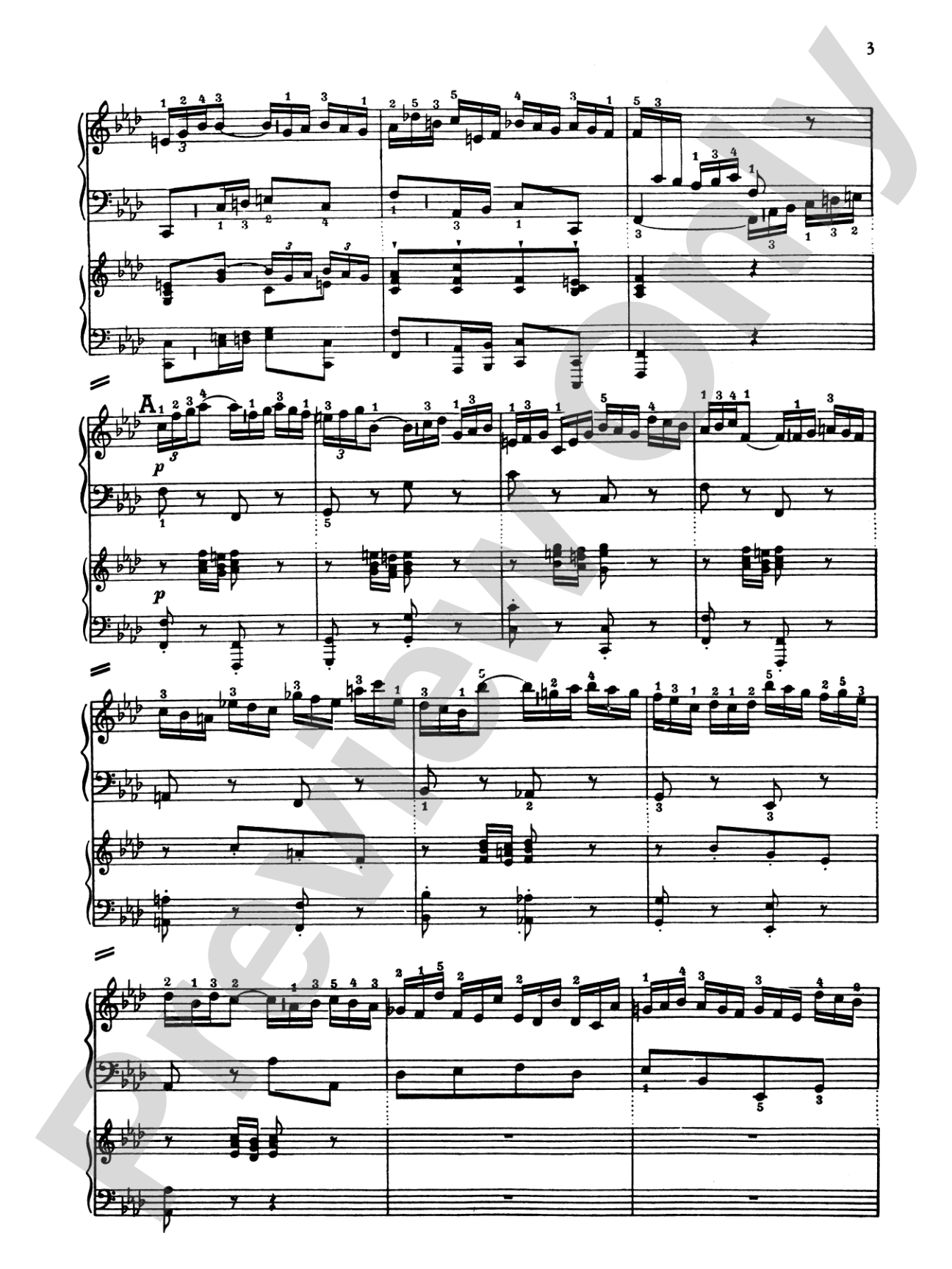 Bach: Piano Concerto in F Minor: Piano Duo (2 Pianos, 4 Hands) Book (2 copies required)