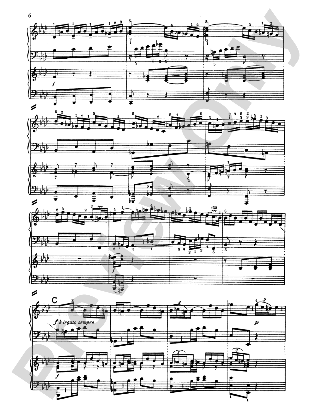 Bach: Piano Concerto in F Minor: Piano Duo (2 Pianos, 4 Hands) Book (2 copies required)
