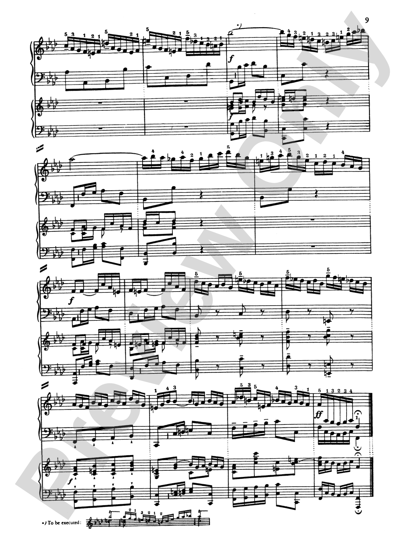 Bach: Piano Concerto in F Minor: Piano Duo (2 Pianos, 4 Hands) Book (2 copies required)