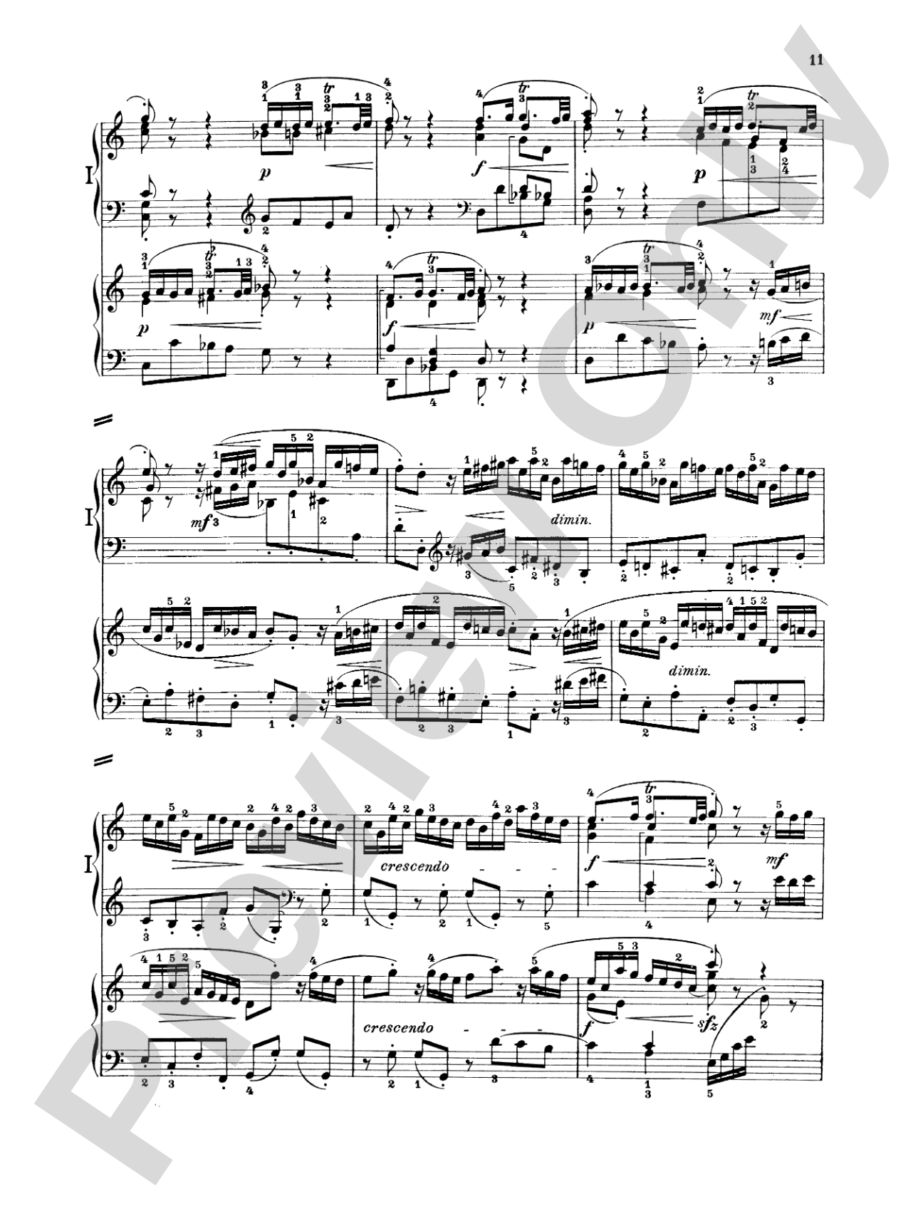 Bach: Concerto for Two Pianos in C Major: Piano Duo (2 Pianos, 4 Hands) Book (2 copies required)