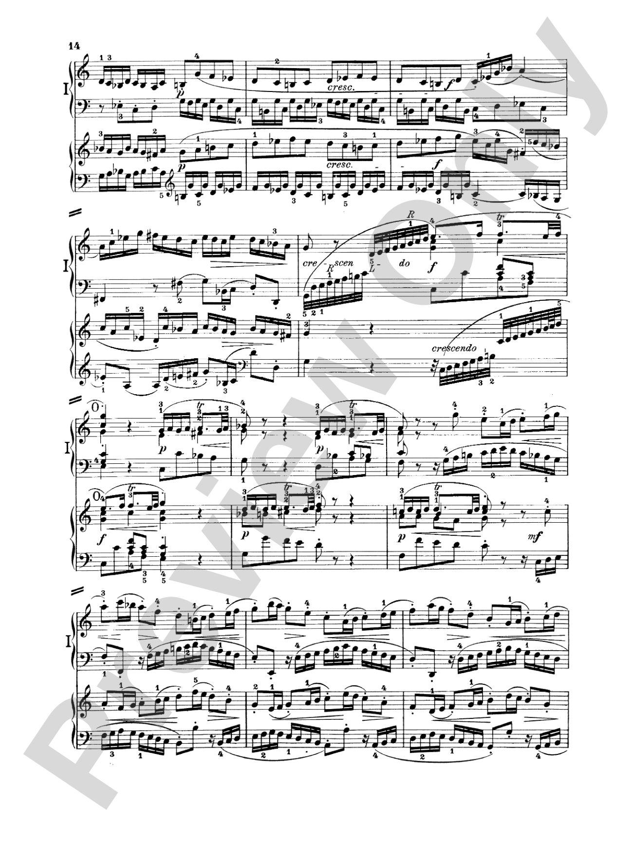 Bach: Concerto for Two Pianos in C Major: Piano Duo (2 Pianos, 4 Hands) Book (2 copies required)