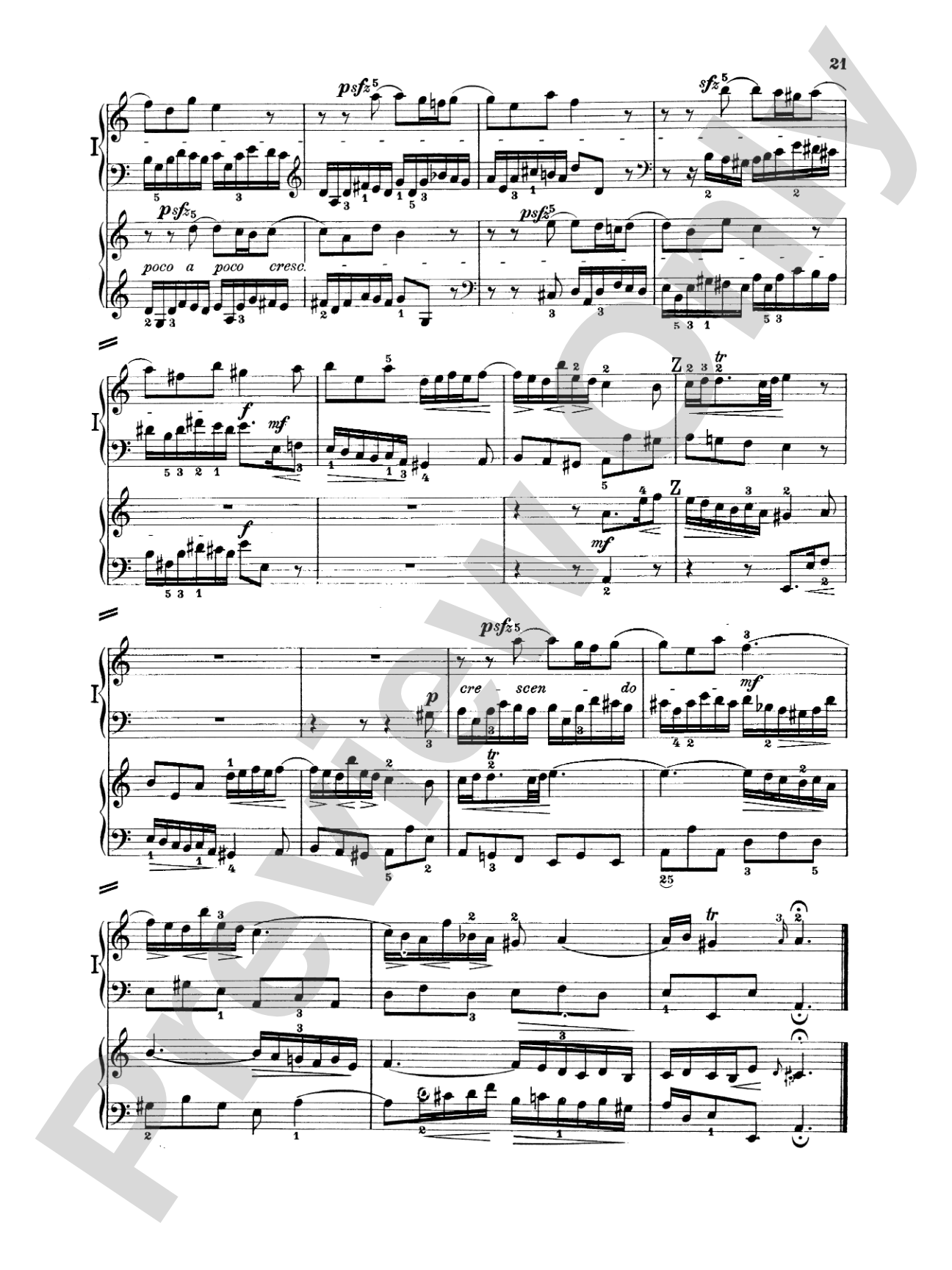 Bach: Concerto for Two Pianos in C Major: Piano Duo (2 Pianos, 4 Hands) Book (2 copies required)