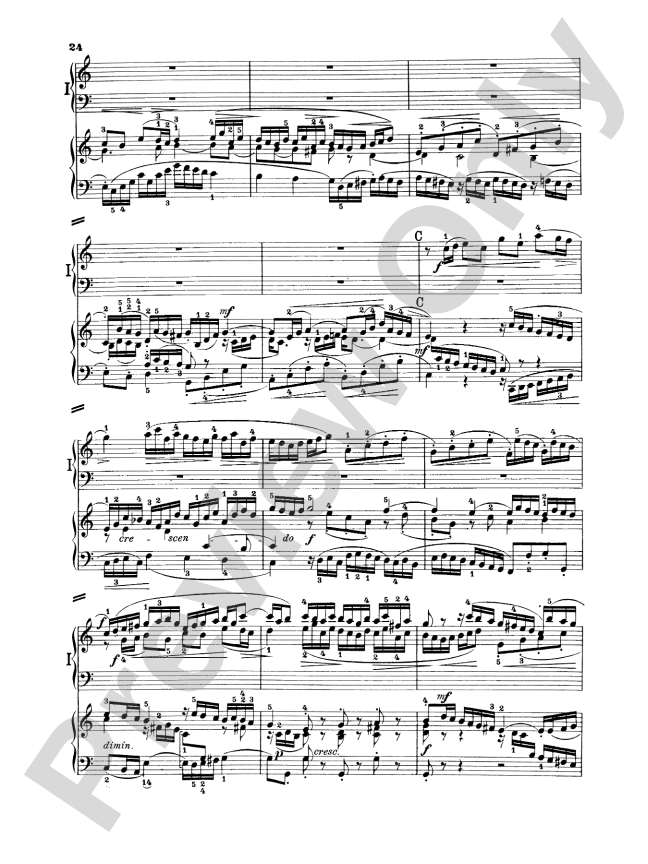 Bach: Concerto for Two Pianos in C Major: Piano Duo (2 Pianos, 4 Hands) Book (2 copies required)