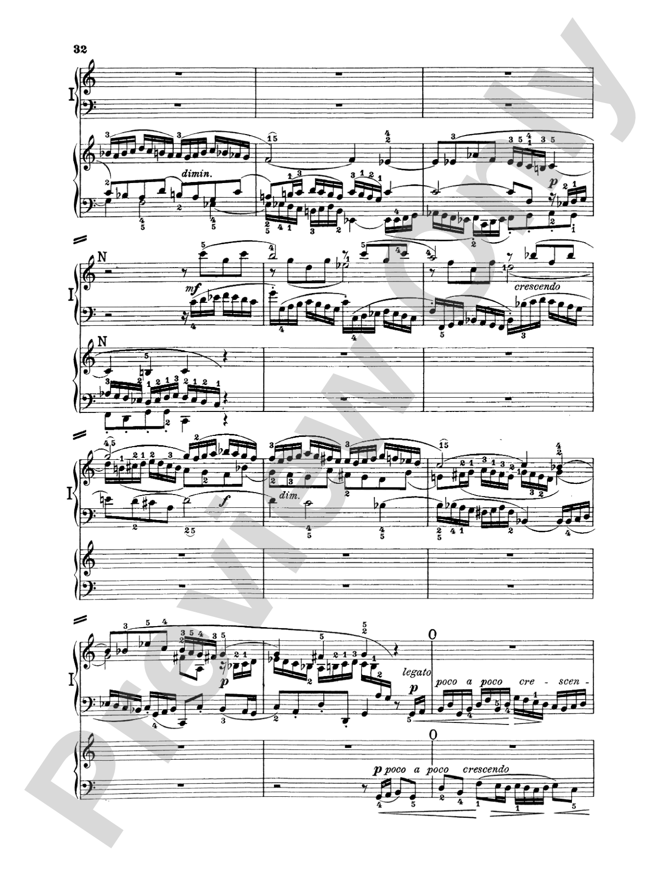 Bach: Concerto for Two Pianos in C Major: Piano Duo (2 Pianos, 4 Hands) Book (2 copies required)