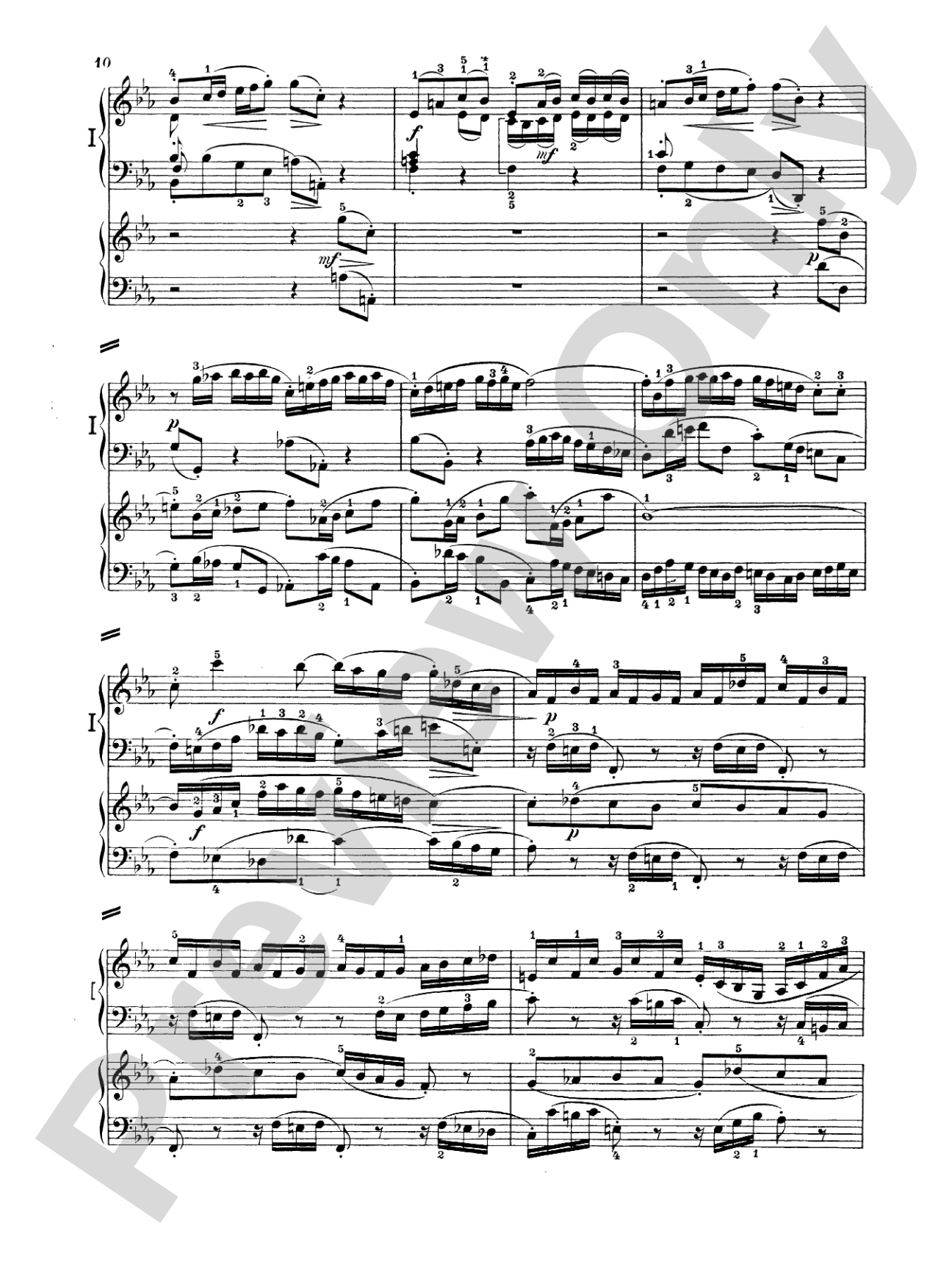 Bach: Concerto for Two Pianos in C Minor: Piano Duo (2 Pianos, 4 Hands) Book (2 copies required)
