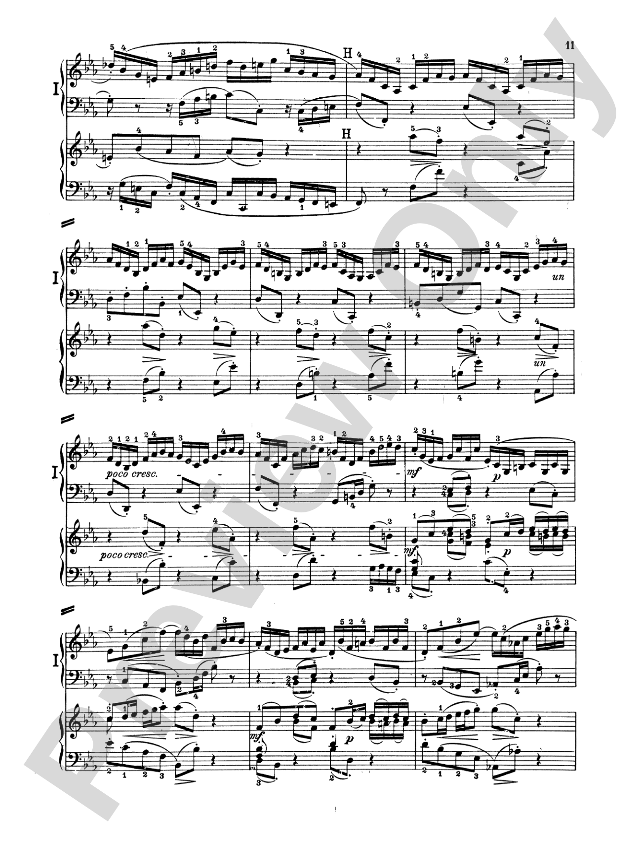 Bach: Concerto for Two Pianos in C Minor: Piano Duo (2 Pianos, 4 Hands) Book (2 copies required)