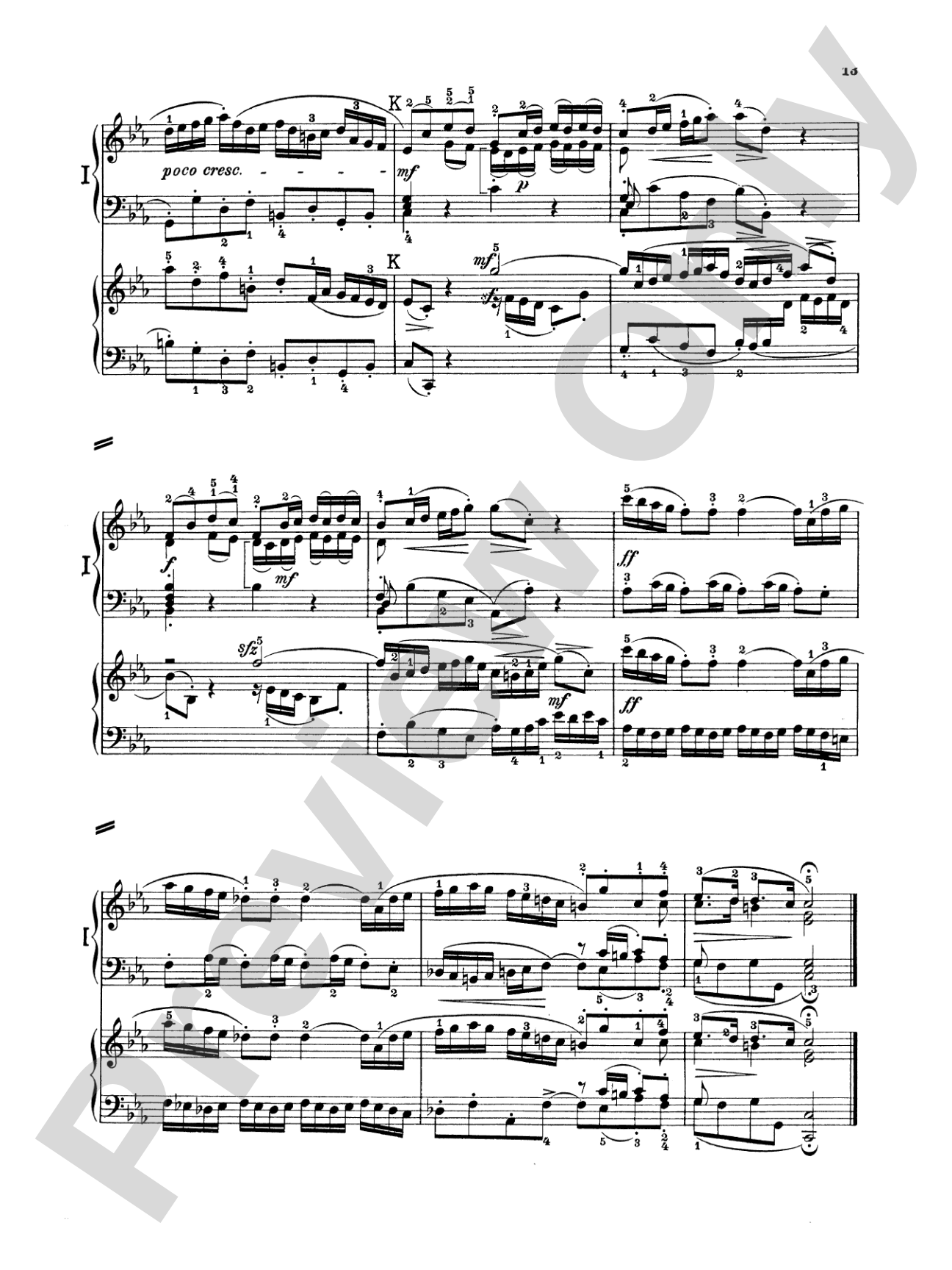 Bach: Concerto for Two Pianos in C Minor: Piano Duo (2 Pianos, 4 Hands) Book (2 copies required)