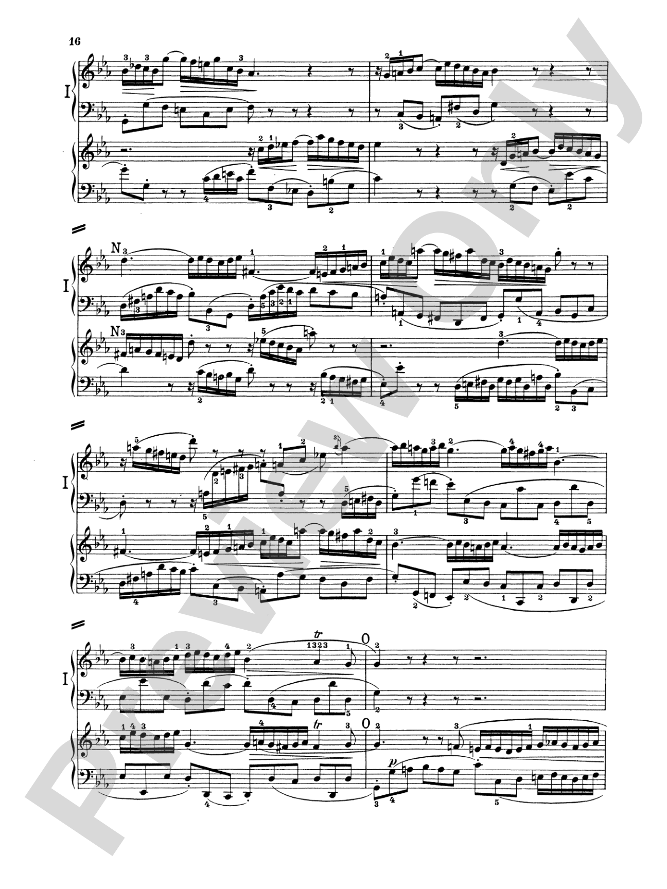 Bach: Concerto for Two Pianos in C Minor: Piano Duo (2 Pianos, 4 Hands) Book (2 copies required)