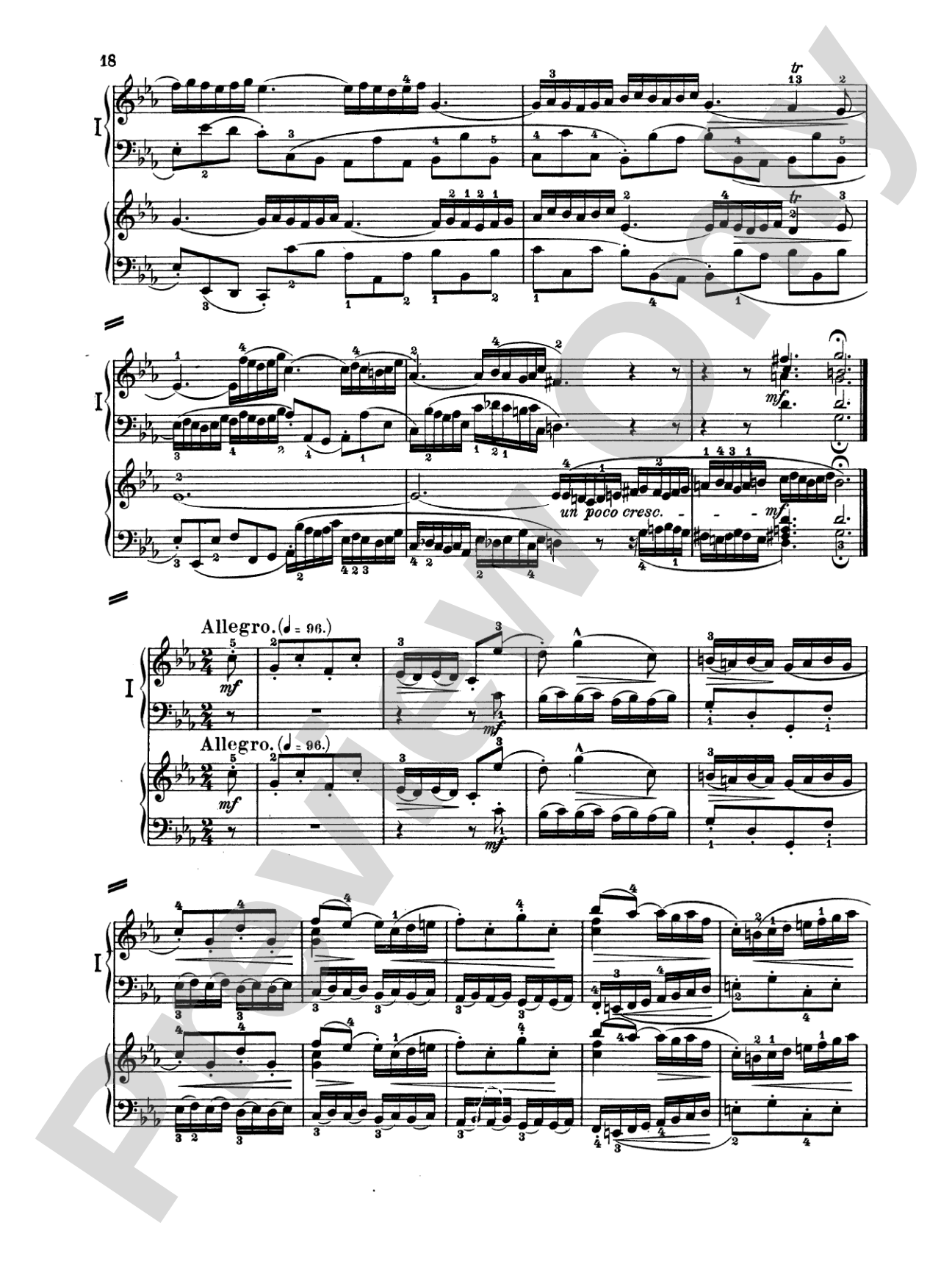 Bach: Concerto for Two Pianos in C Minor: Piano Duo (2 Pianos, 4 Hands) Book (2 copies required)