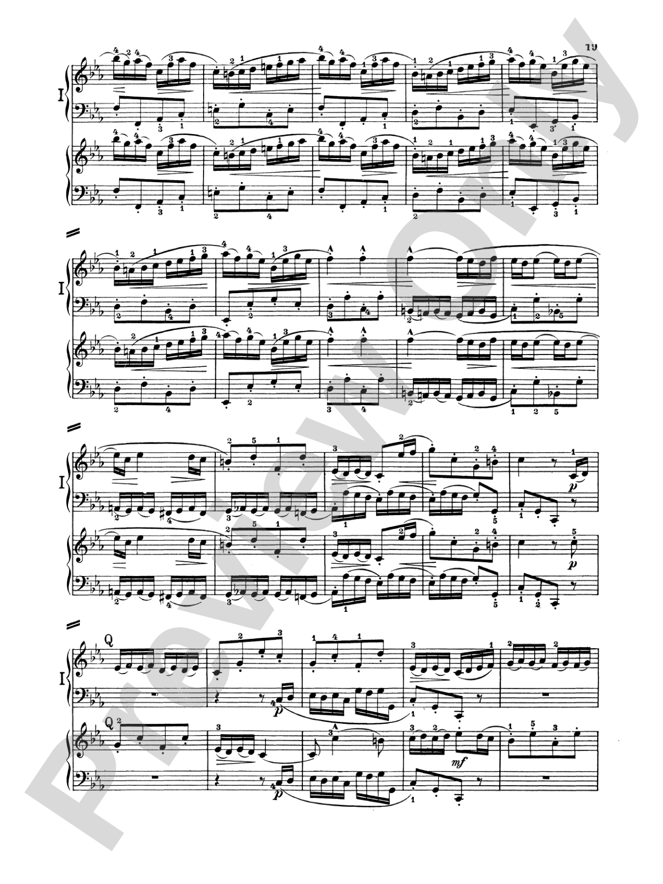 Bach: Concerto for Two Pianos in C Minor: Piano Duo (2 Pianos, 4 Hands) Book (2 copies required)
