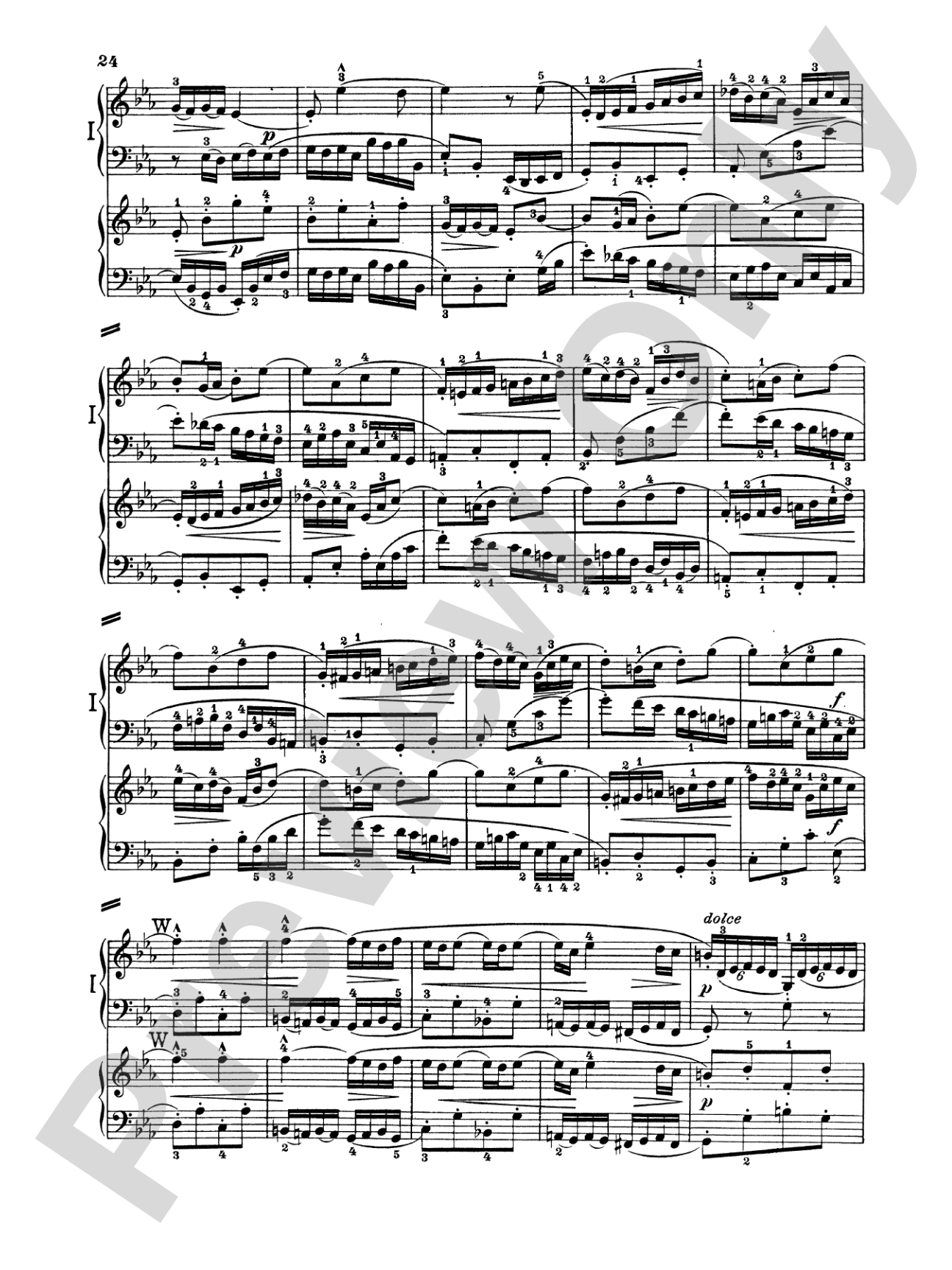 Bach: Concerto for Two Pianos in C Minor: Piano Duo (2 Pianos, 4 Hands) Book (2 copies required)
