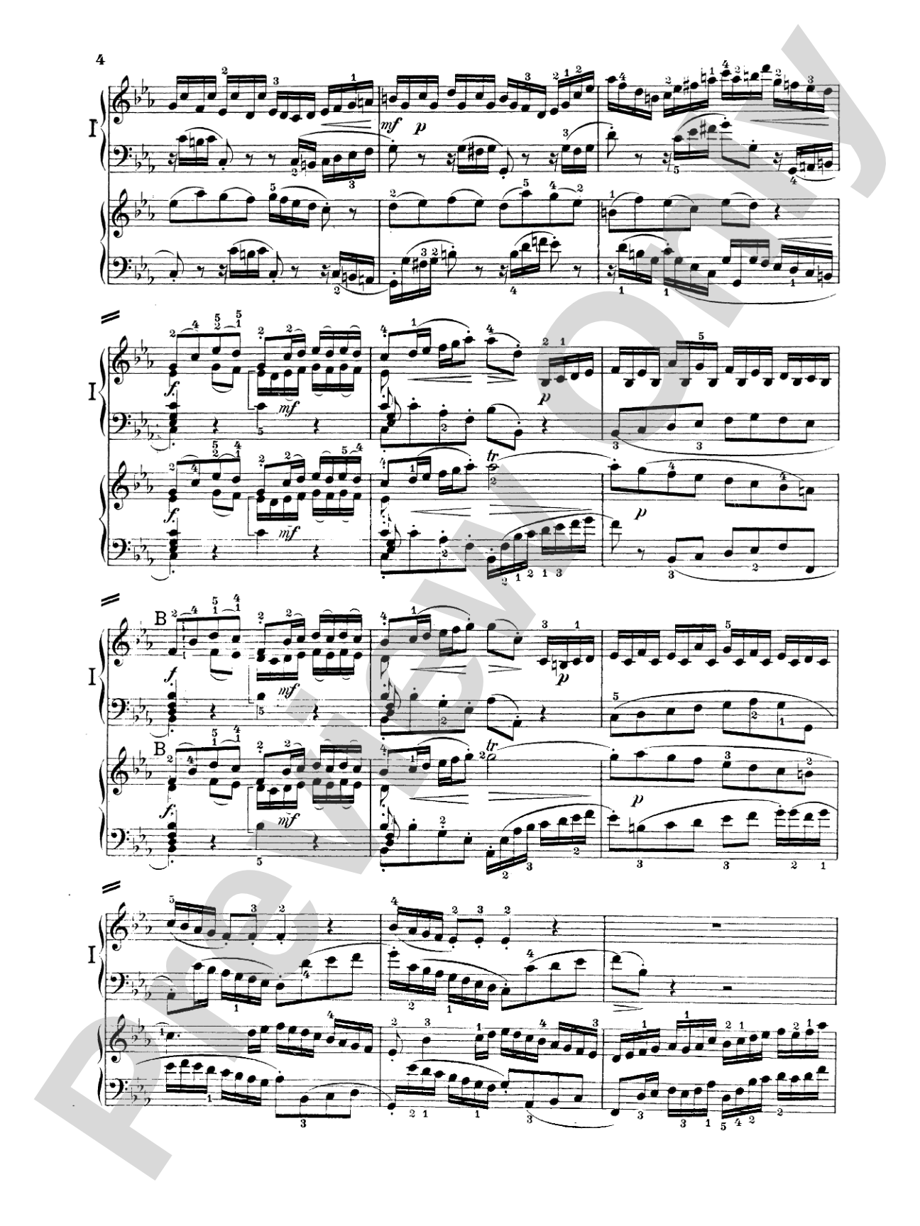 Bach: Concerto for Two Pianos in C Minor: Piano Duo (2 Pianos, 4 Hands) Book (2 copies required)