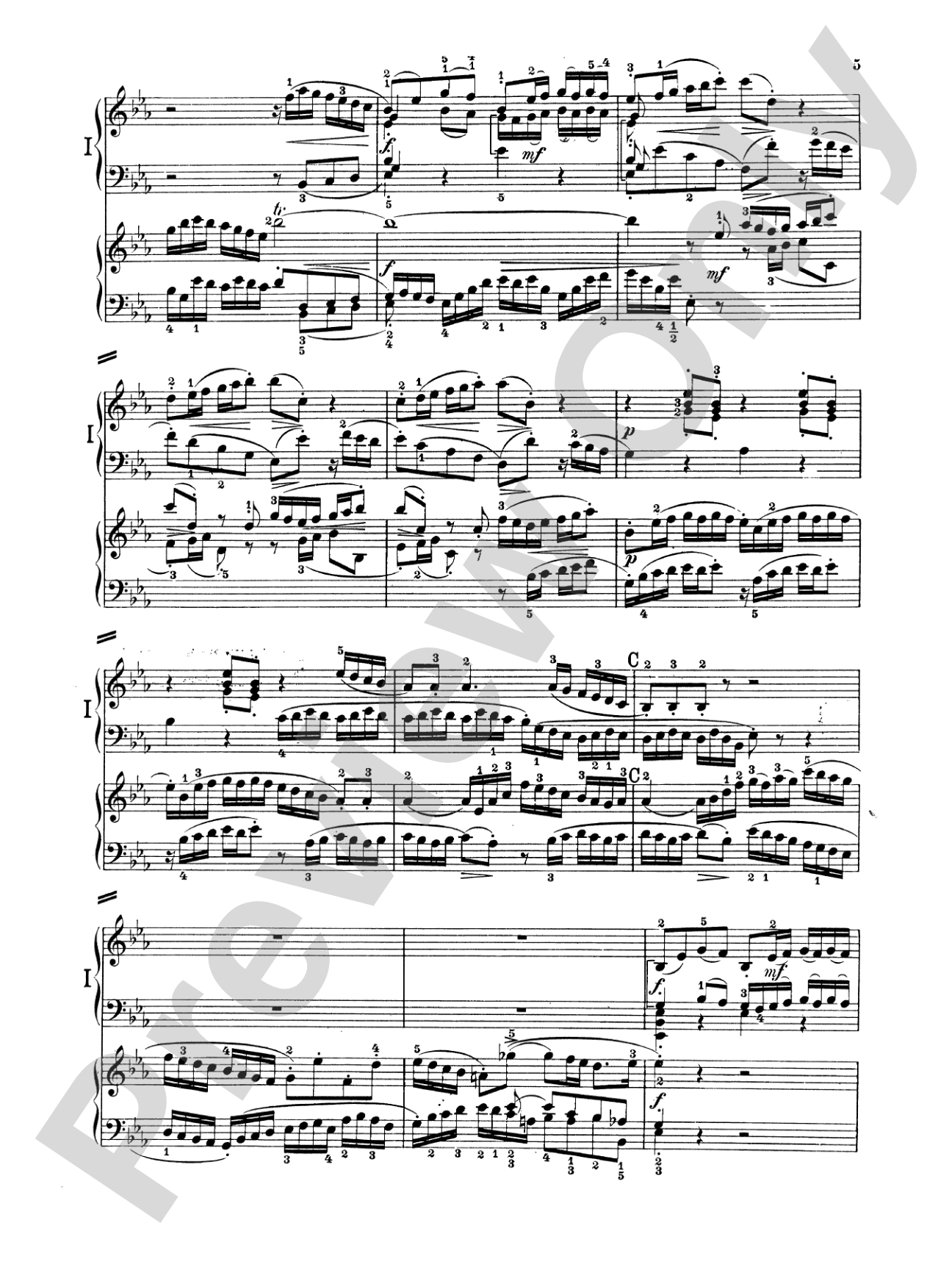 Bach: Concerto for Two Pianos in C Minor: Piano Duo (2 Pianos, 4 Hands) Book (2 copies required)