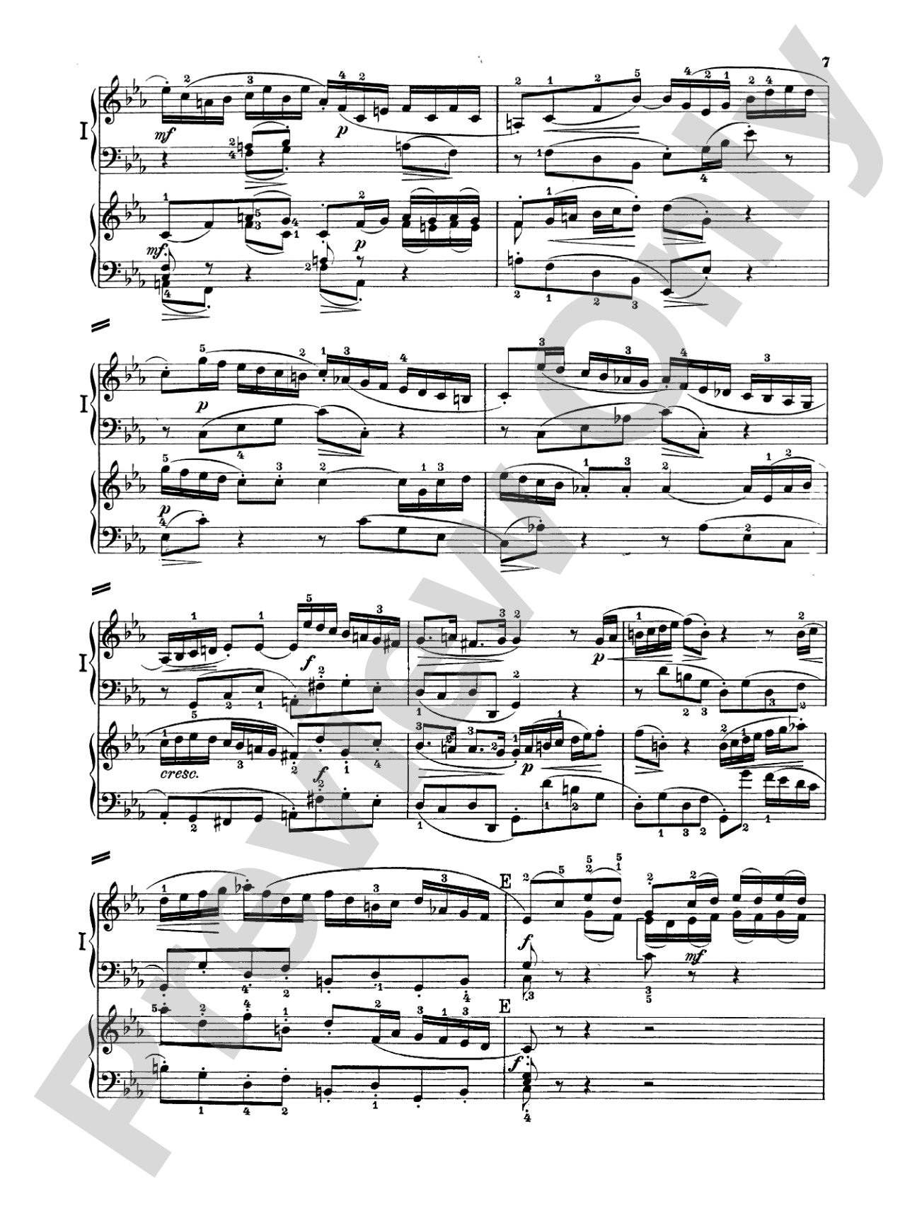 Bach: Concerto for Two Pianos in C Minor: Piano Duo (2 Pianos, 4 Hands) Book (2 copies required)
