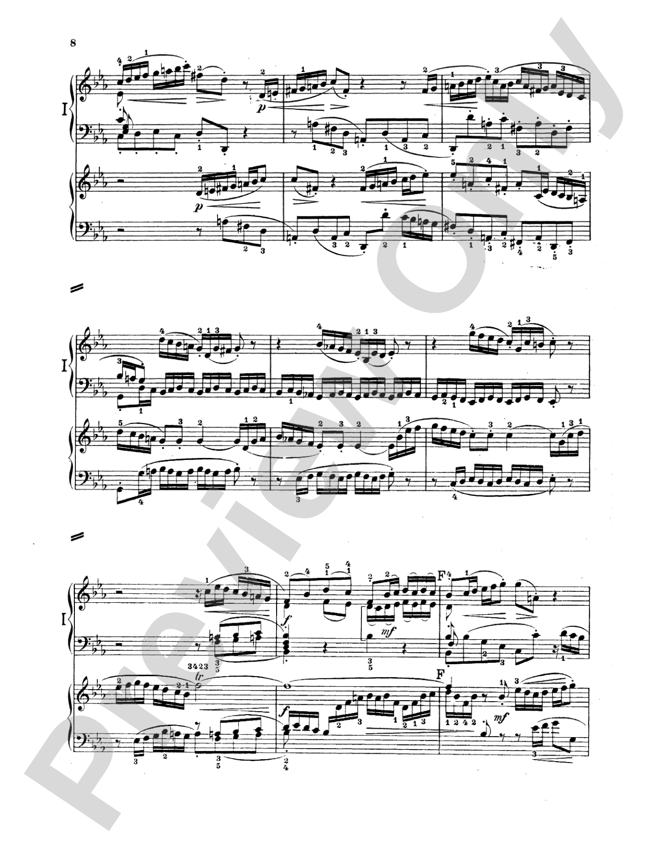 Bach: Concerto for Two Pianos in C Minor: Piano Duo (2 Pianos, 4 Hands) Book (2 copies required)