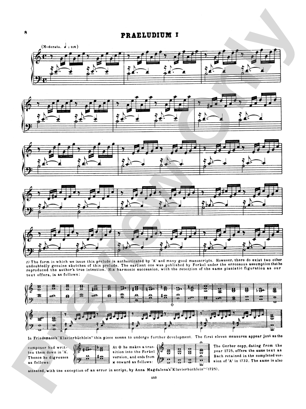 Bach: The Well-Tempered Clavier (Volume I) (Ed. Hans Bischoff): Piano Book
