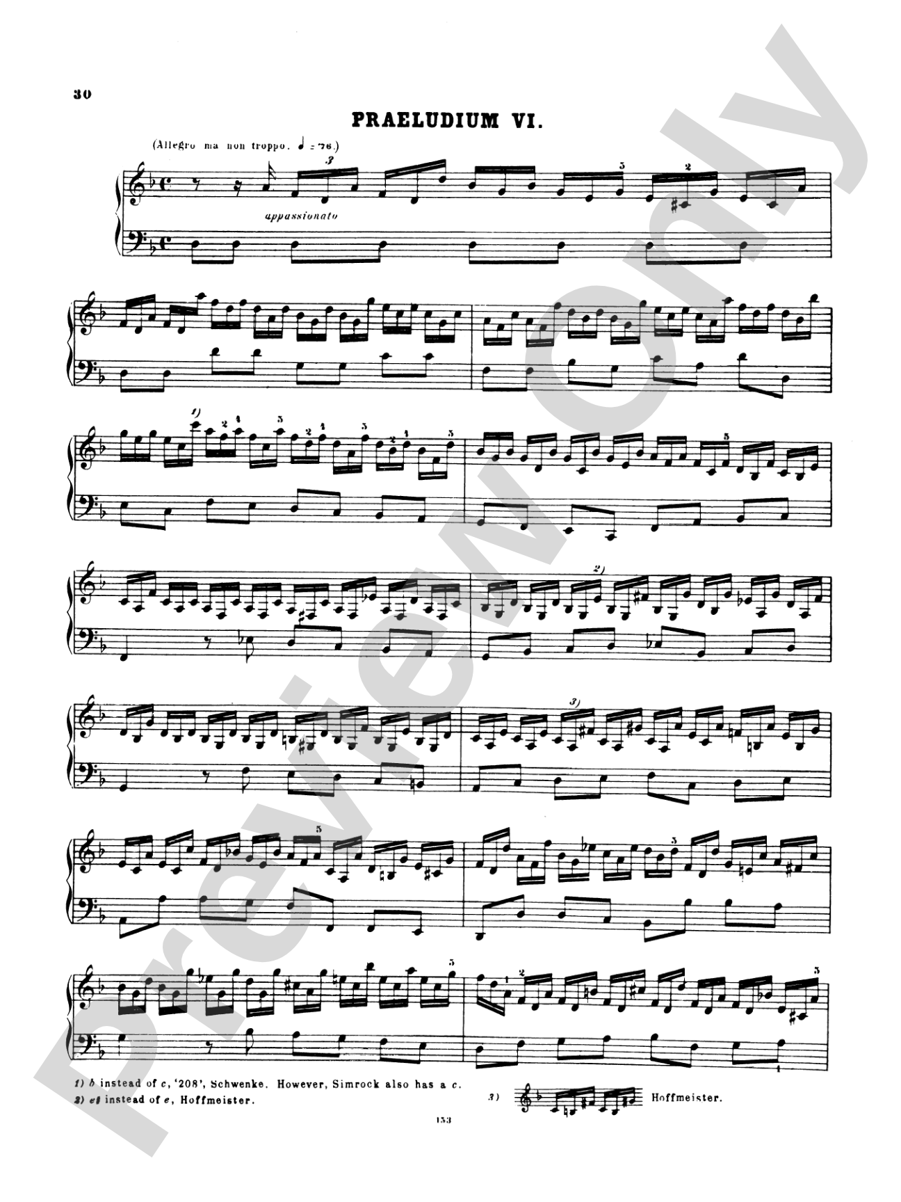 Bach: The Well-Tempered Clavier (Volume I) (Ed. Hans Bischoff)