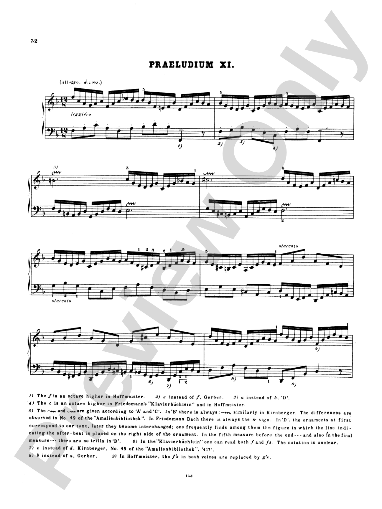 Bach: The Well-Tempered Clavier (Volume I) (Ed. Hans Bischoff)