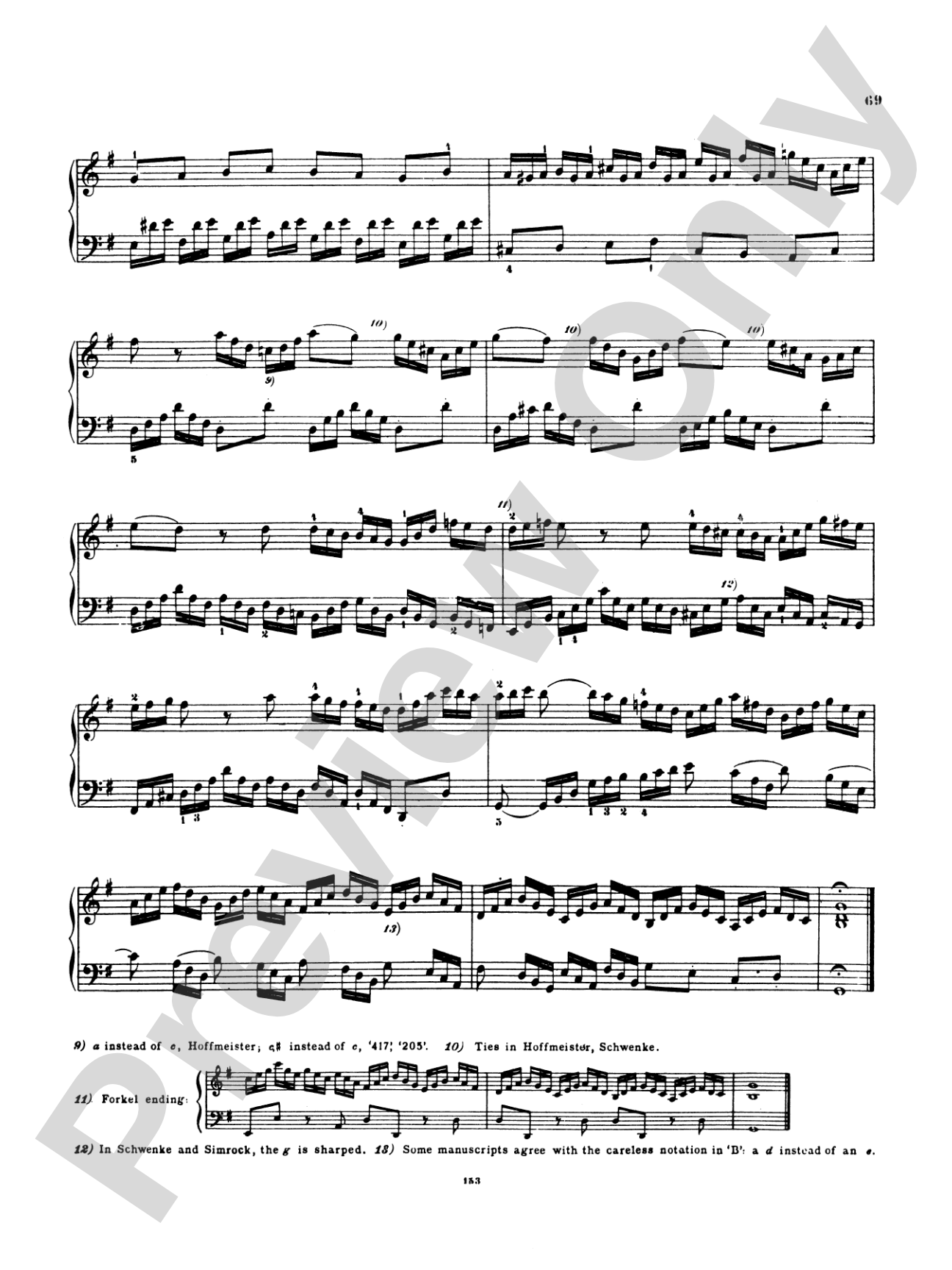 Bach: The Well-Tempered Clavier (Volume I) (Ed. Hans Bischoff)