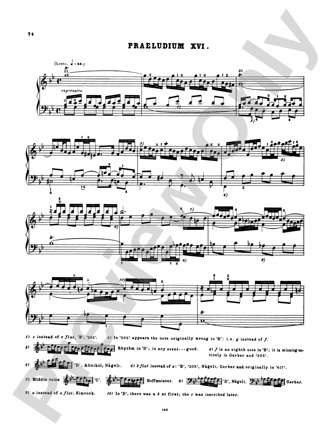Bach: The Well-Tempered Clavier (Volume I) (Ed. Hans Bischoff)
