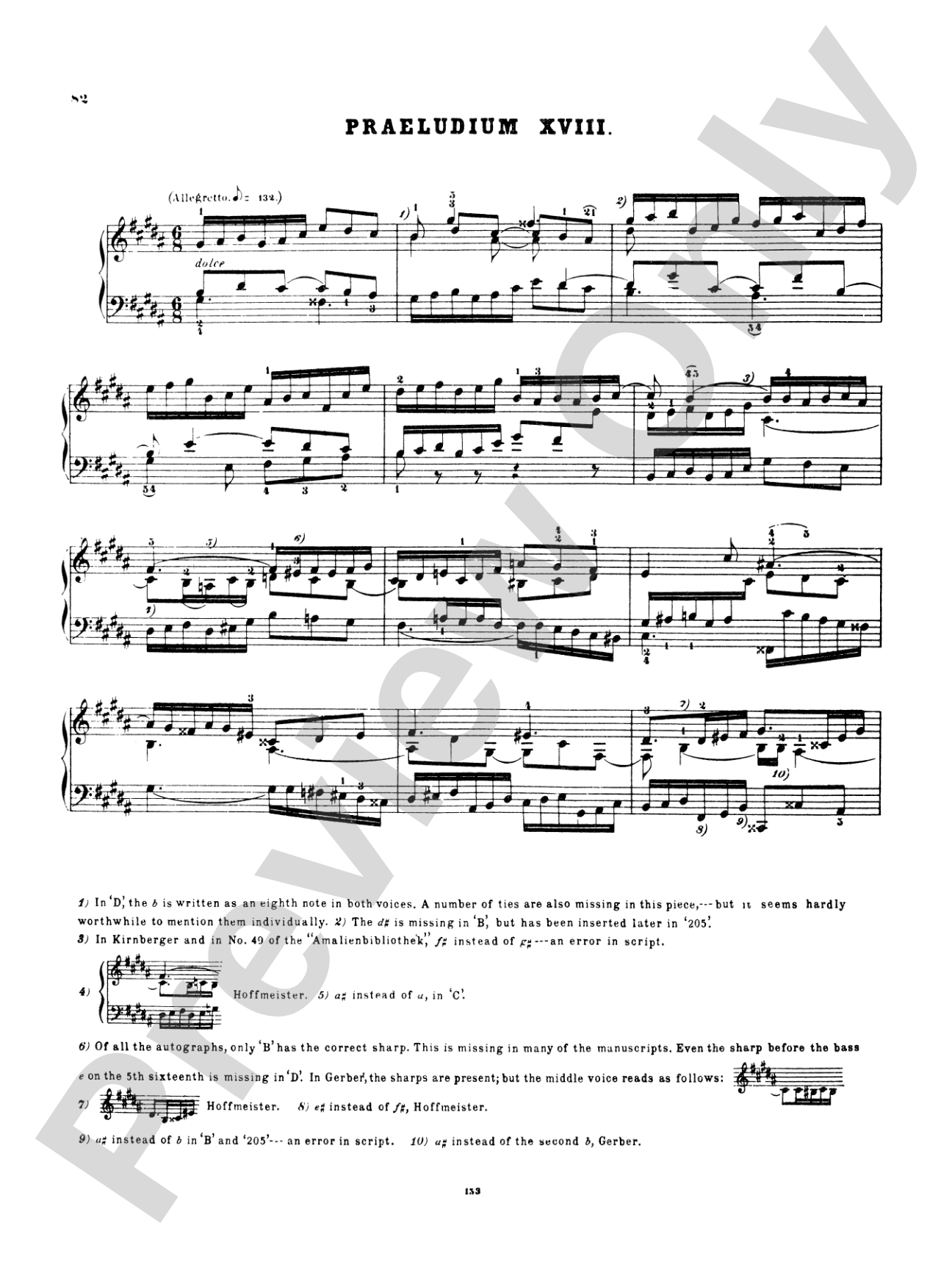 Bach: The Well-Tempered Clavier (Volume I) (Ed. Hans Bischoff)