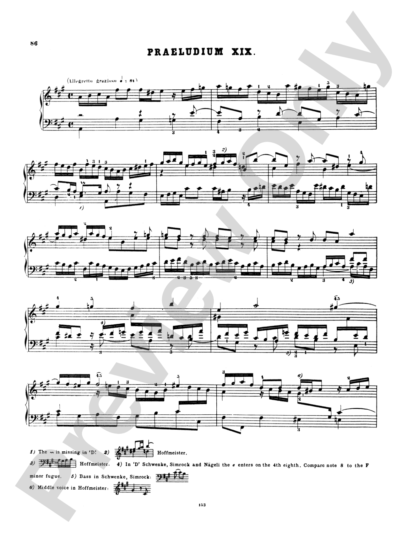 Bach: The Well-Tempered Clavier (Volume I) (Ed. Hans Bischoff)