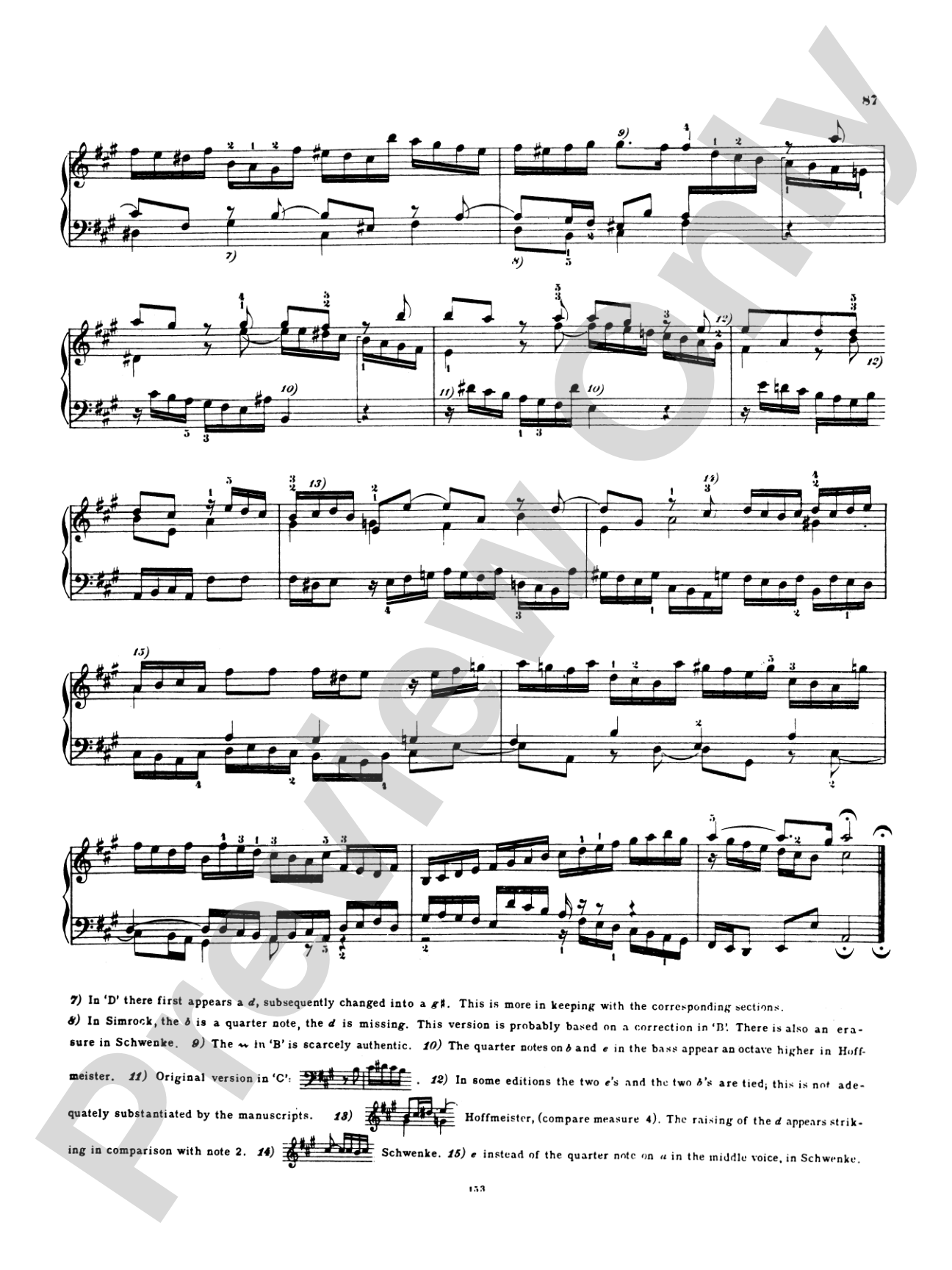 Bach: The Well-Tempered Clavier (Volume I) (Ed. Hans Bischoff)