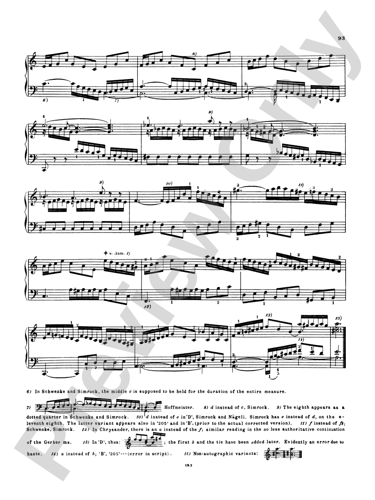 Bach: The Well-Tempered Clavier (Volume I) (Ed. Hans Bischoff)