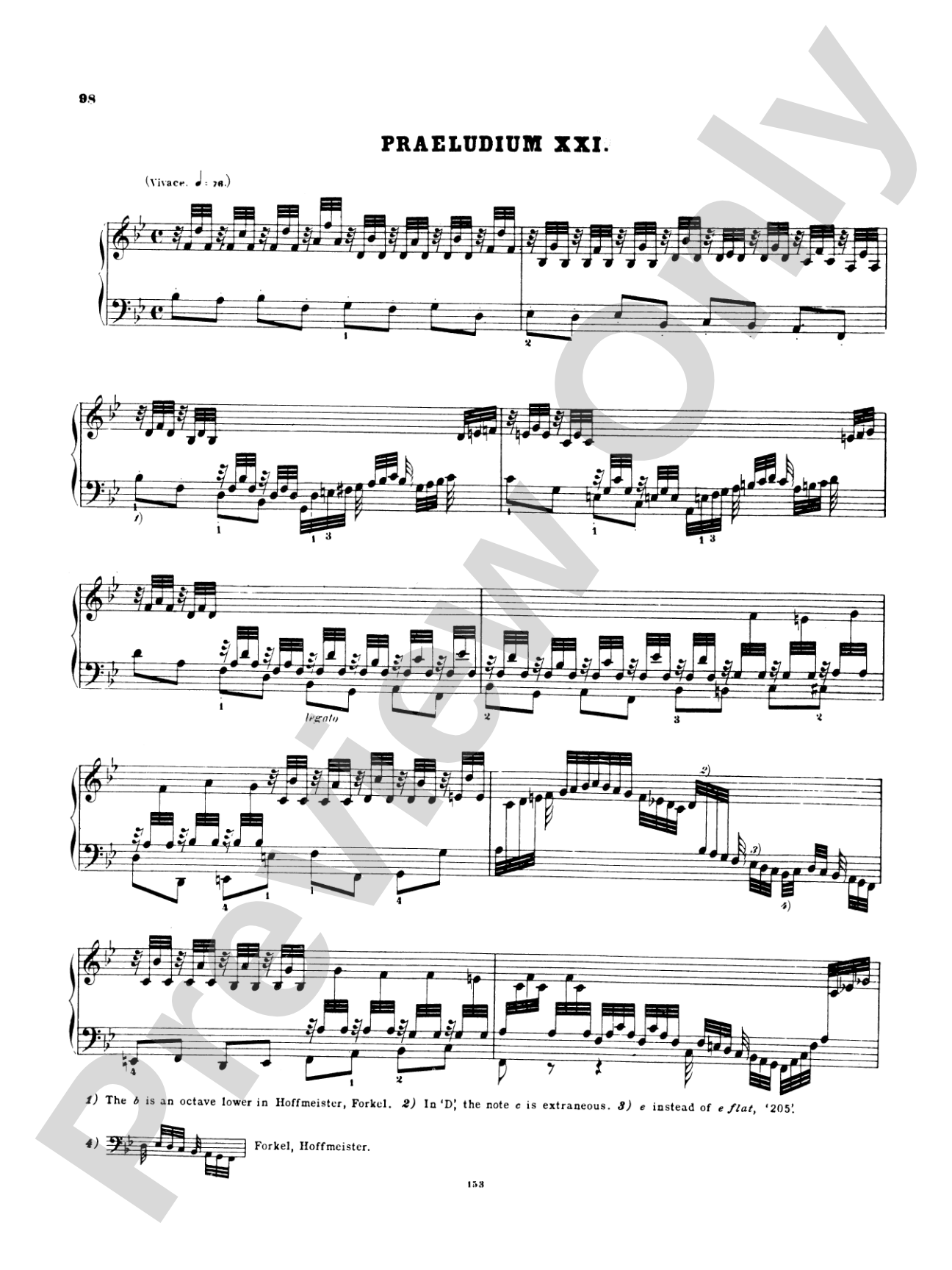 Bach: The Well-Tempered Clavier (Volume I) (Ed. Hans Bischoff)
