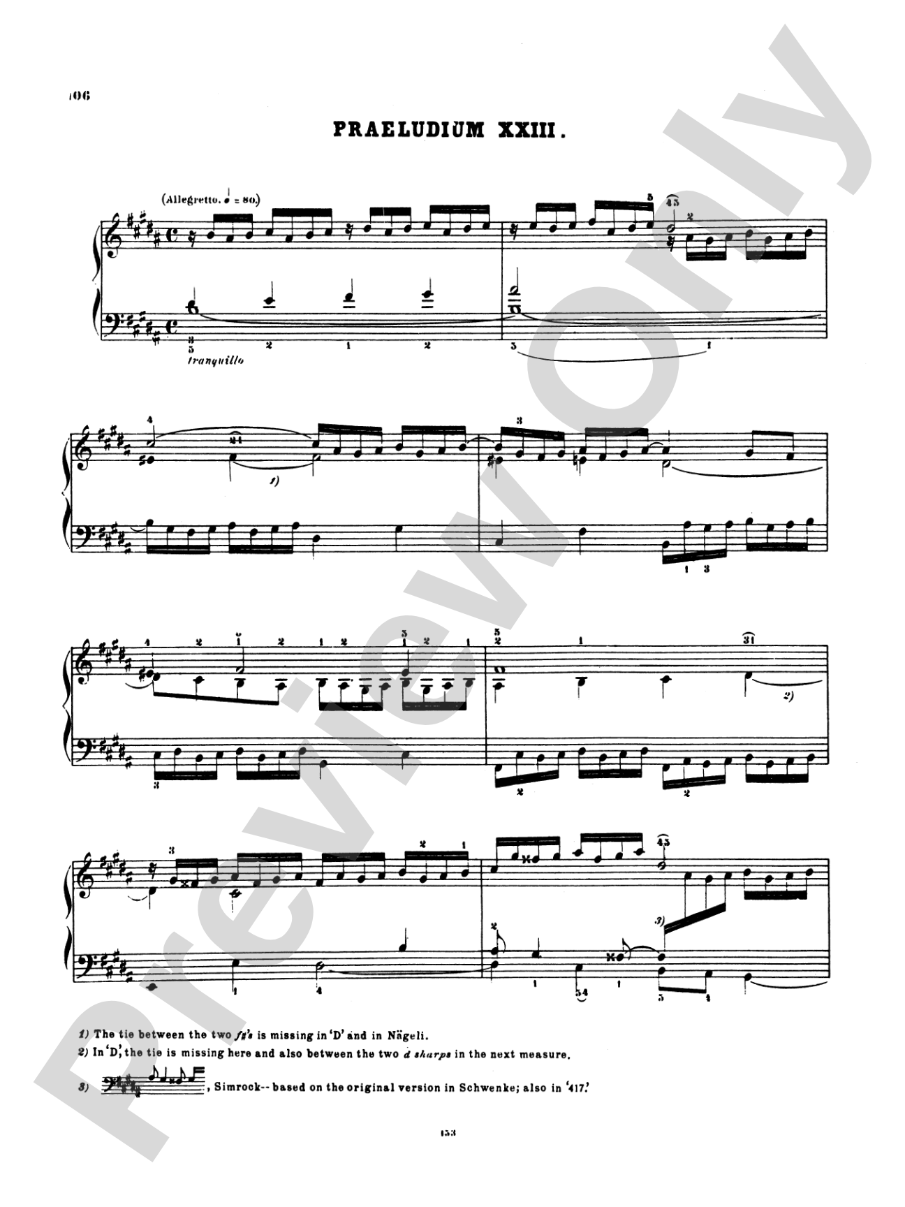 Bach: The Well-Tempered Clavier (Volume I) (Ed. Hans Bischoff)