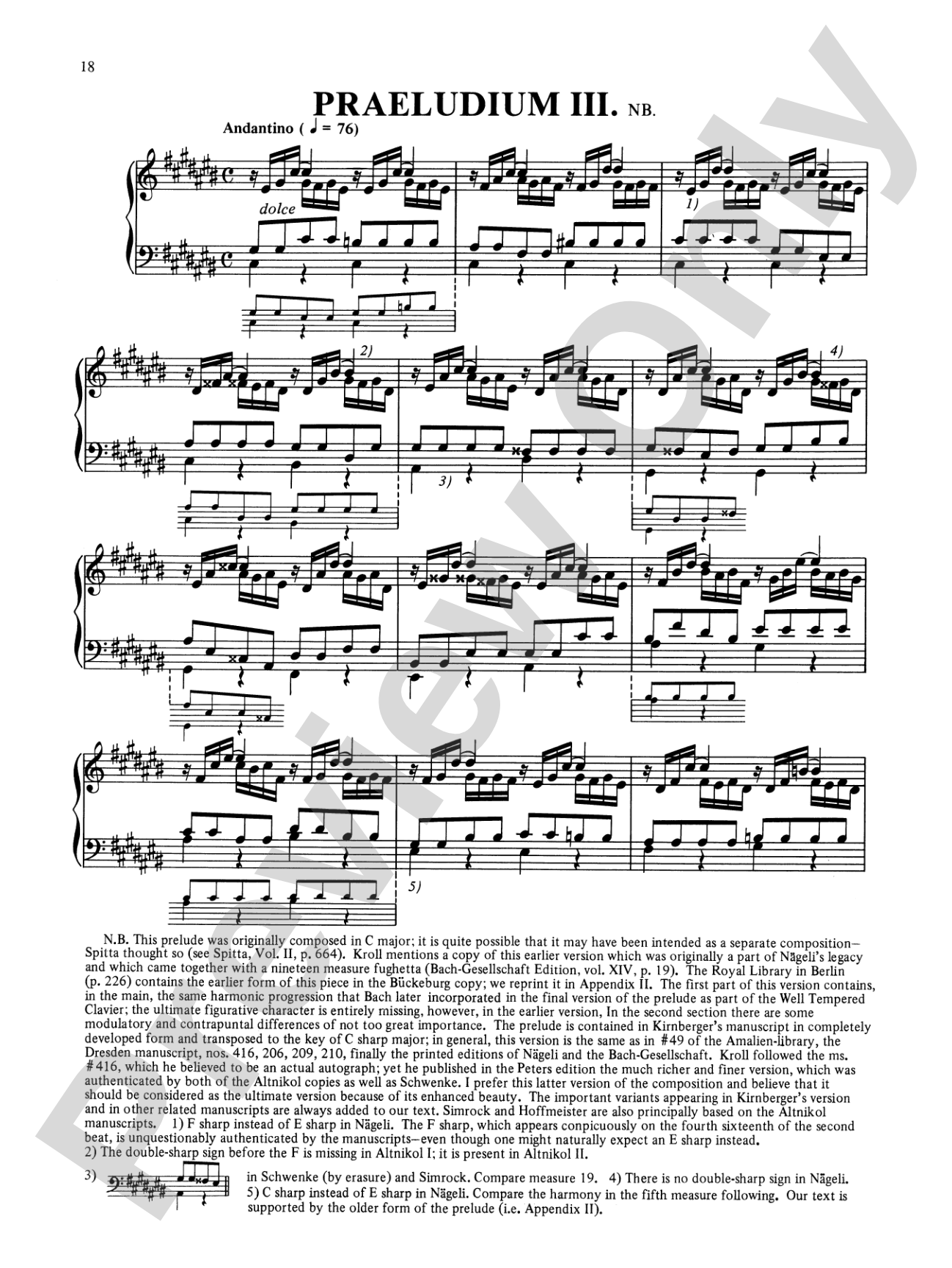 Bach: The Well-Tempered Clavier (Volume II) (Ed. Hans Bischoff)