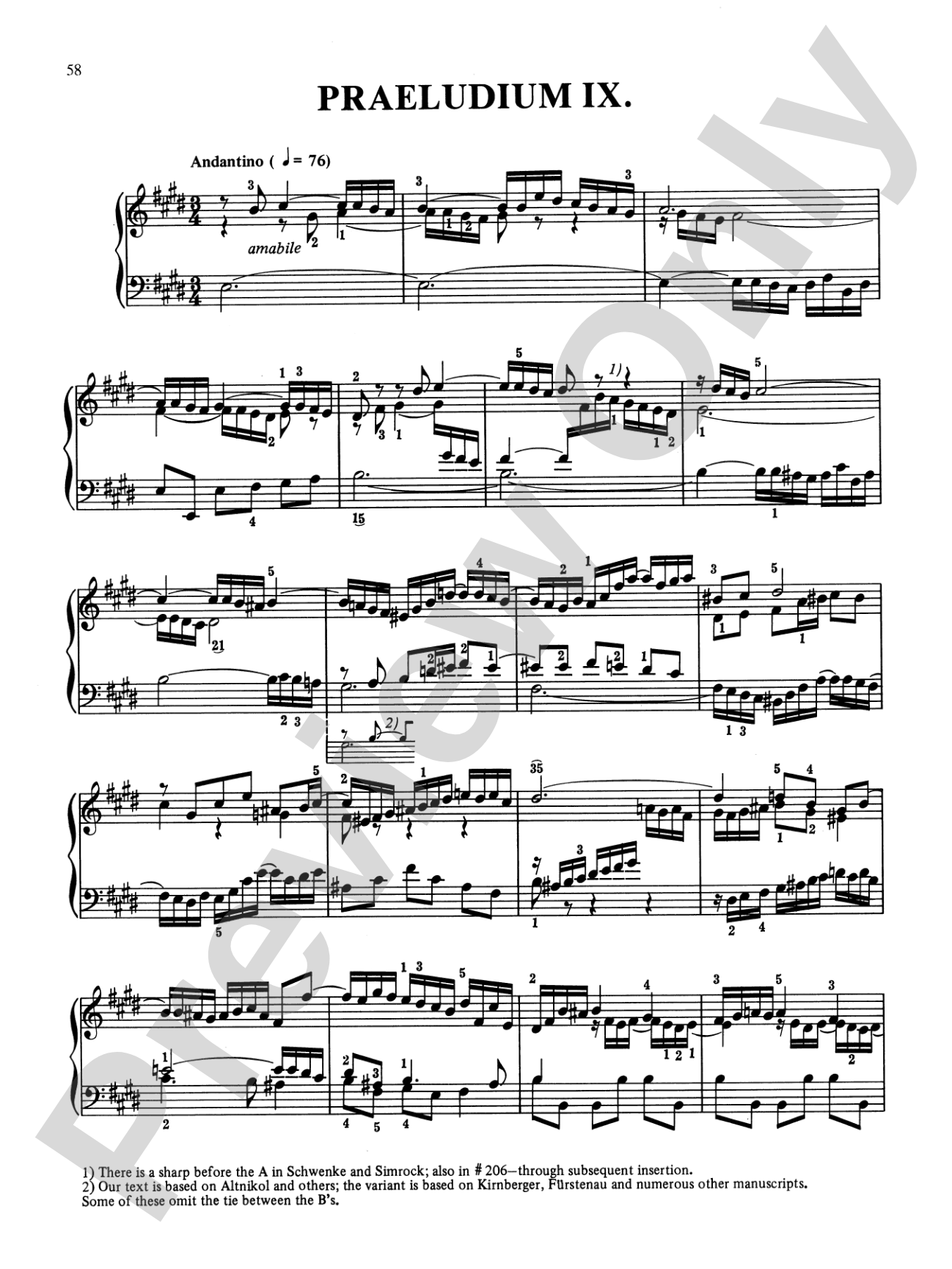 Bach: The Well-Tempered Clavier (Volume II) (Ed. Hans Bischoff)