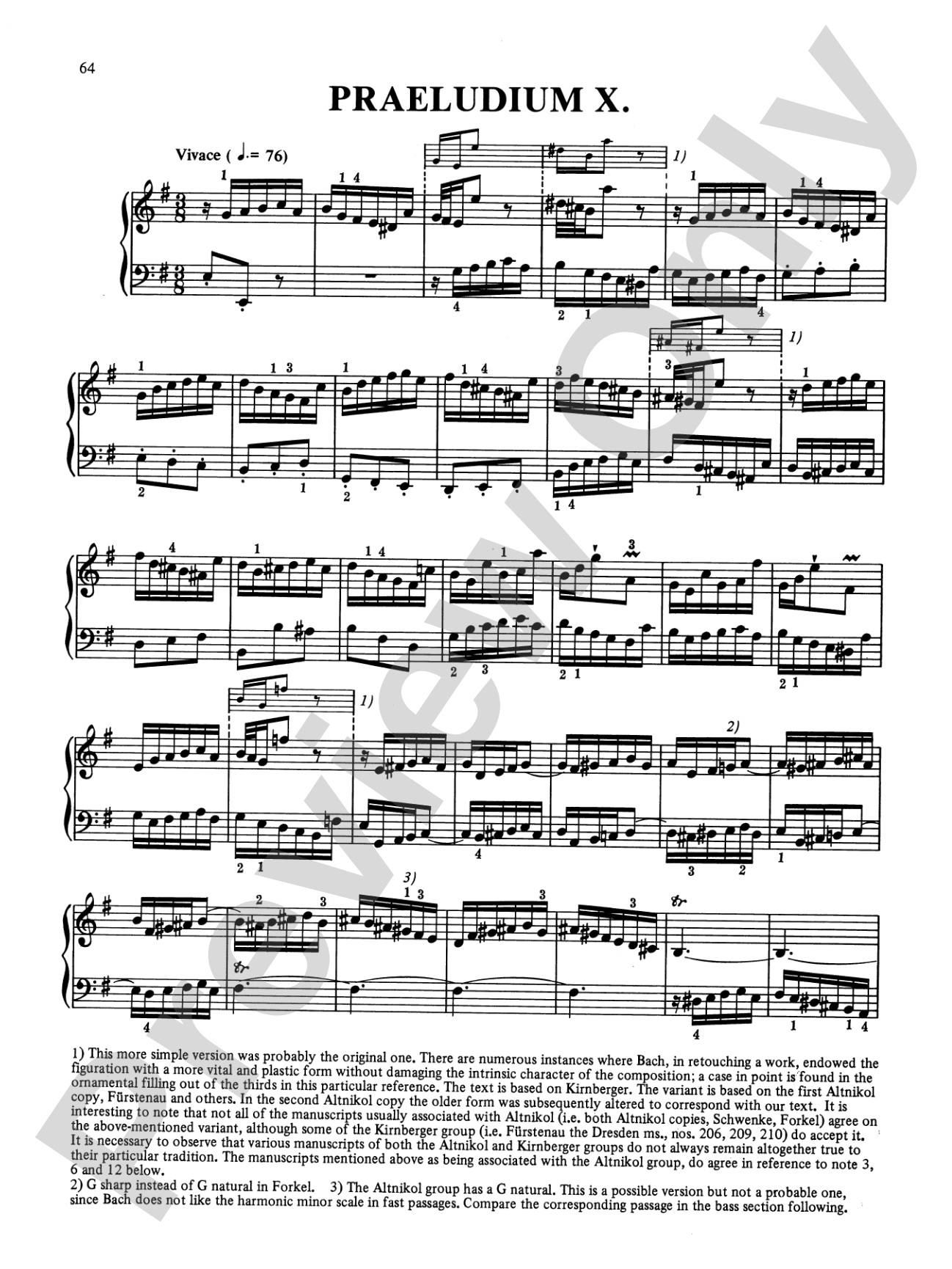 Bach: The Well-Tempered Clavier (Volume II) (Ed. Hans Bischoff)