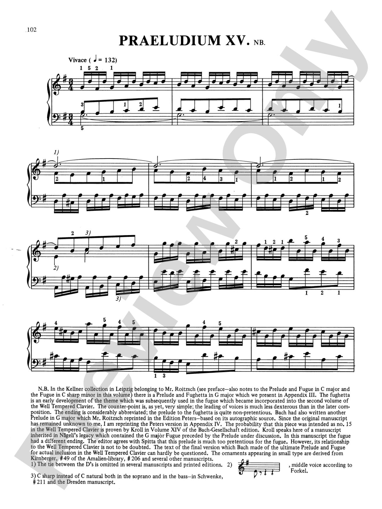 Bach: The Well-Tempered Clavier (Volume II) (Ed. Hans Bischoff)