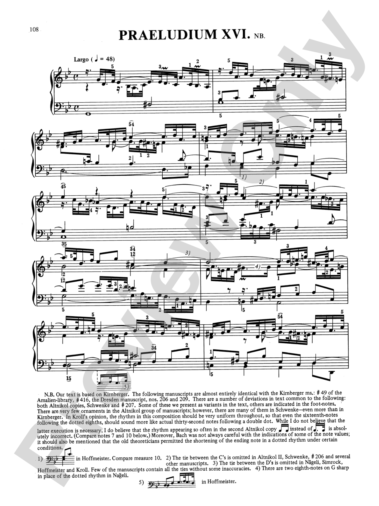 Bach: The Well-Tempered Clavier (Volume II) (Ed. Hans Bischoff)
