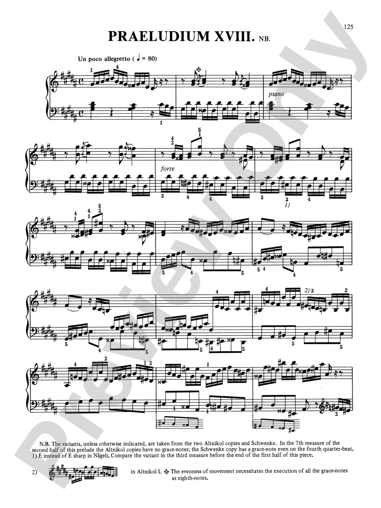 Bach: The Well-Tempered Clavier (Volume II) (Ed. Hans Bischoff)