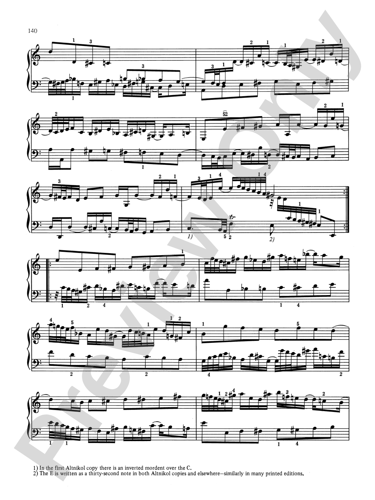 Bach: The Well-Tempered Clavier (Volume II) (Ed. Hans Bischoff)