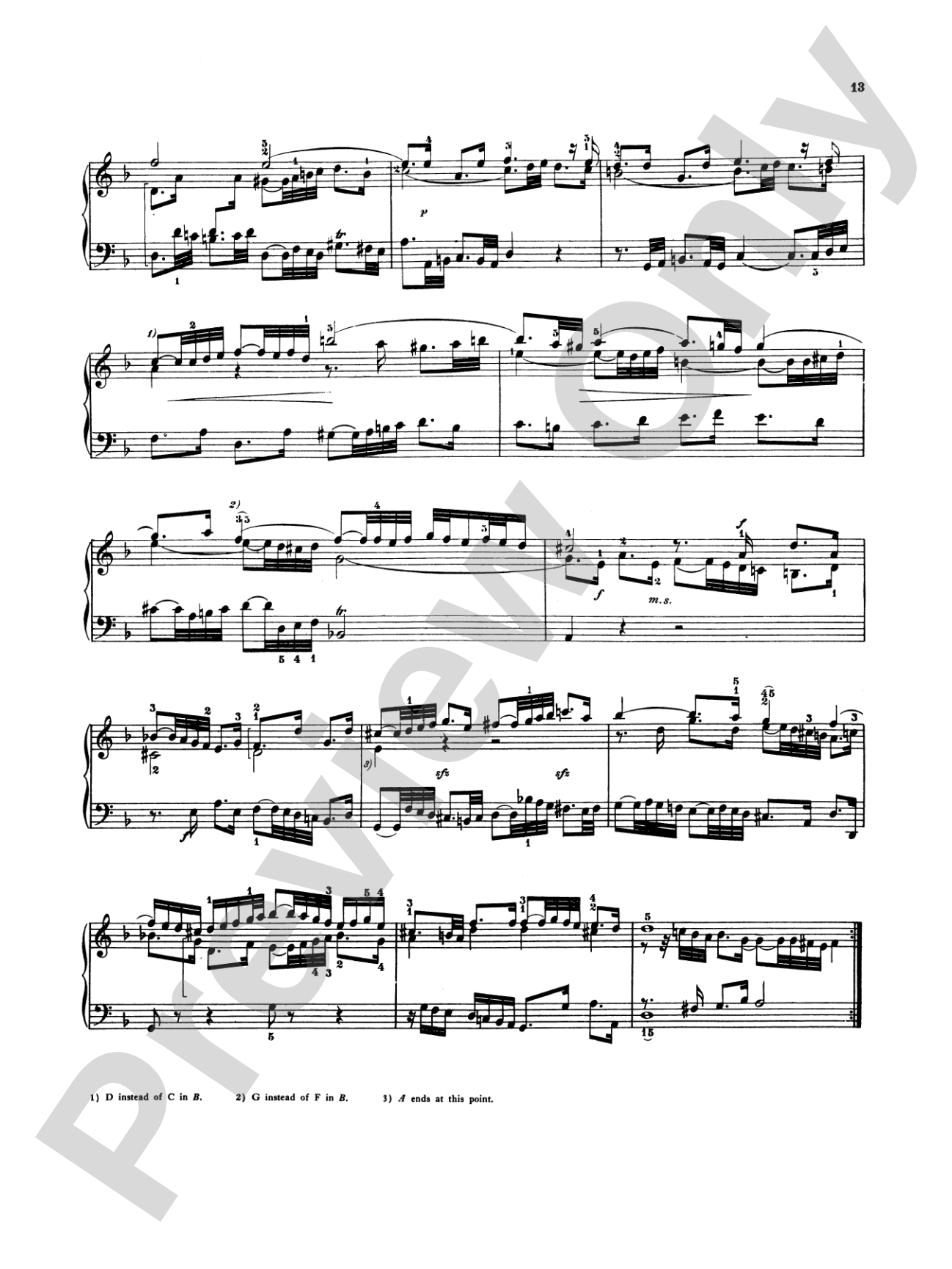 Bach: Six French Suites (Ed. Hans Bischoff): Piano Book