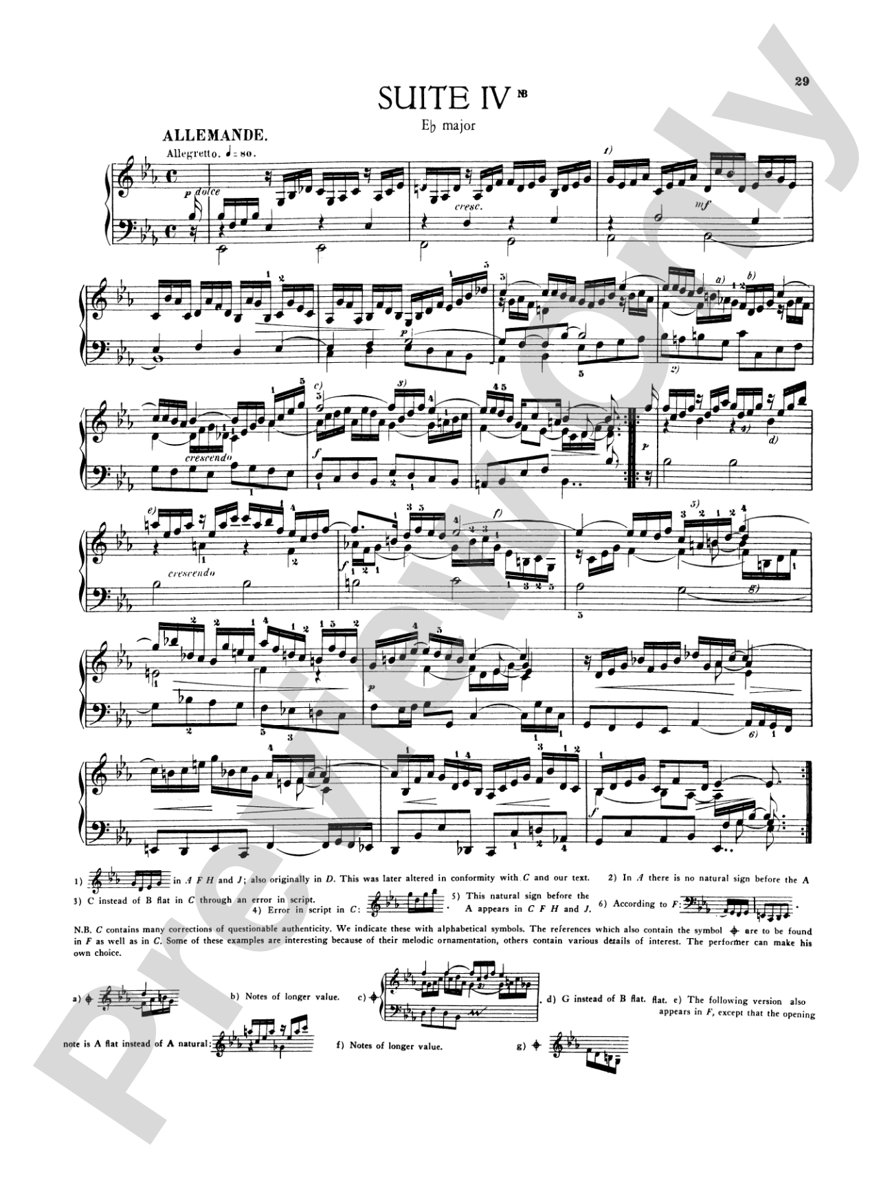 Bach: Six French Suites (Ed. Hans Bischoff)