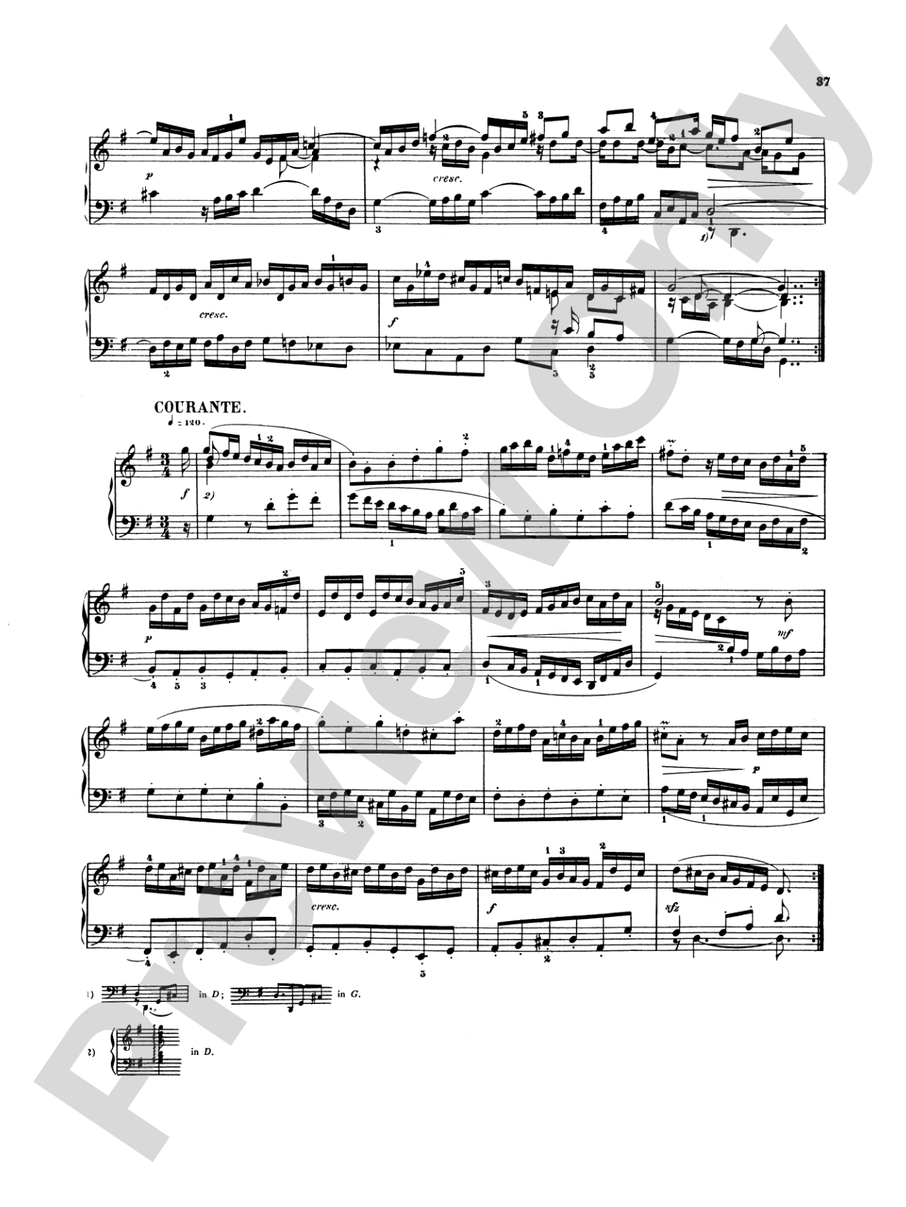 Bach: Six French Suites (Ed. Hans Bischoff)