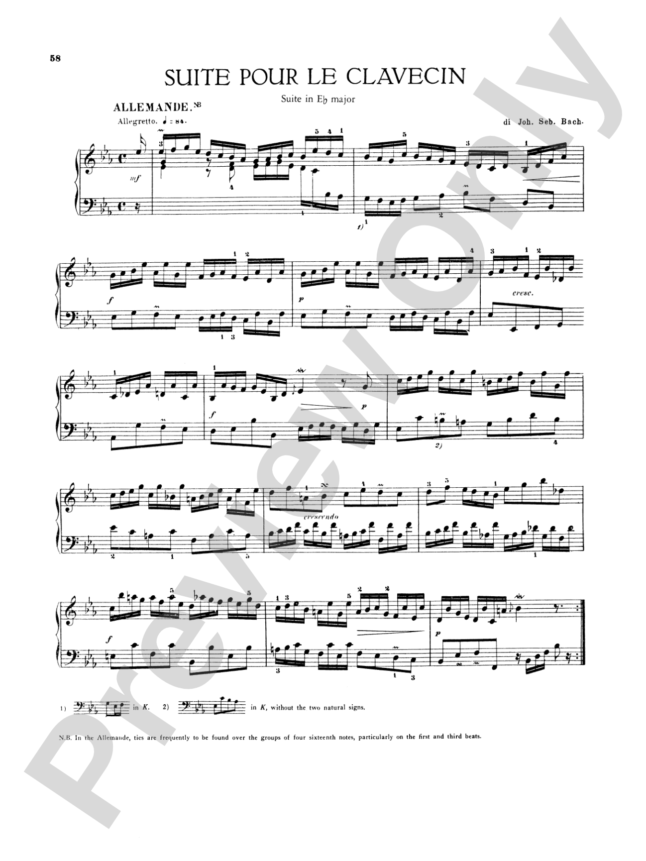 Bach: Six French Suites (Ed. Hans Bischoff)