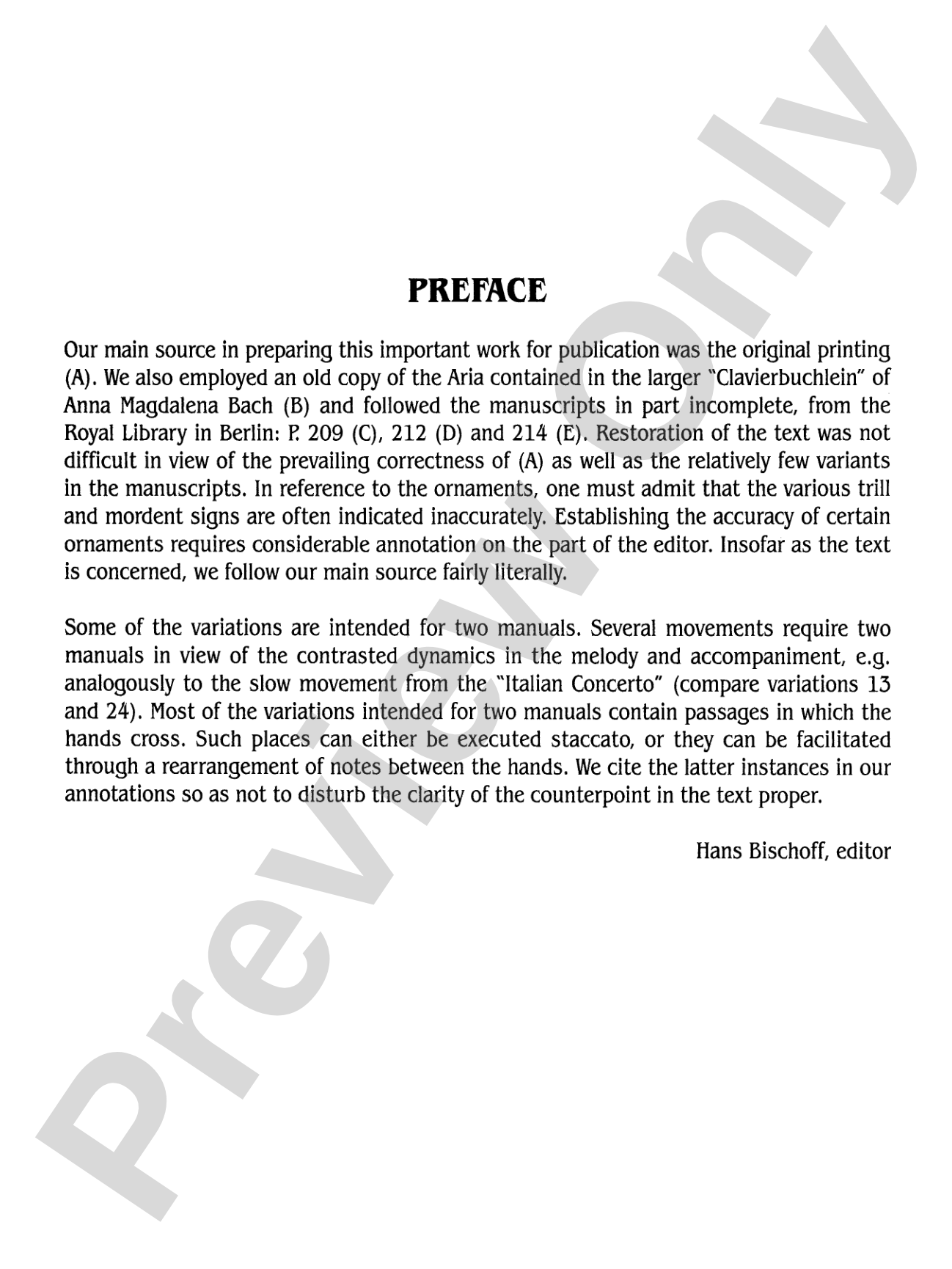 Bach: Goldberg Variations