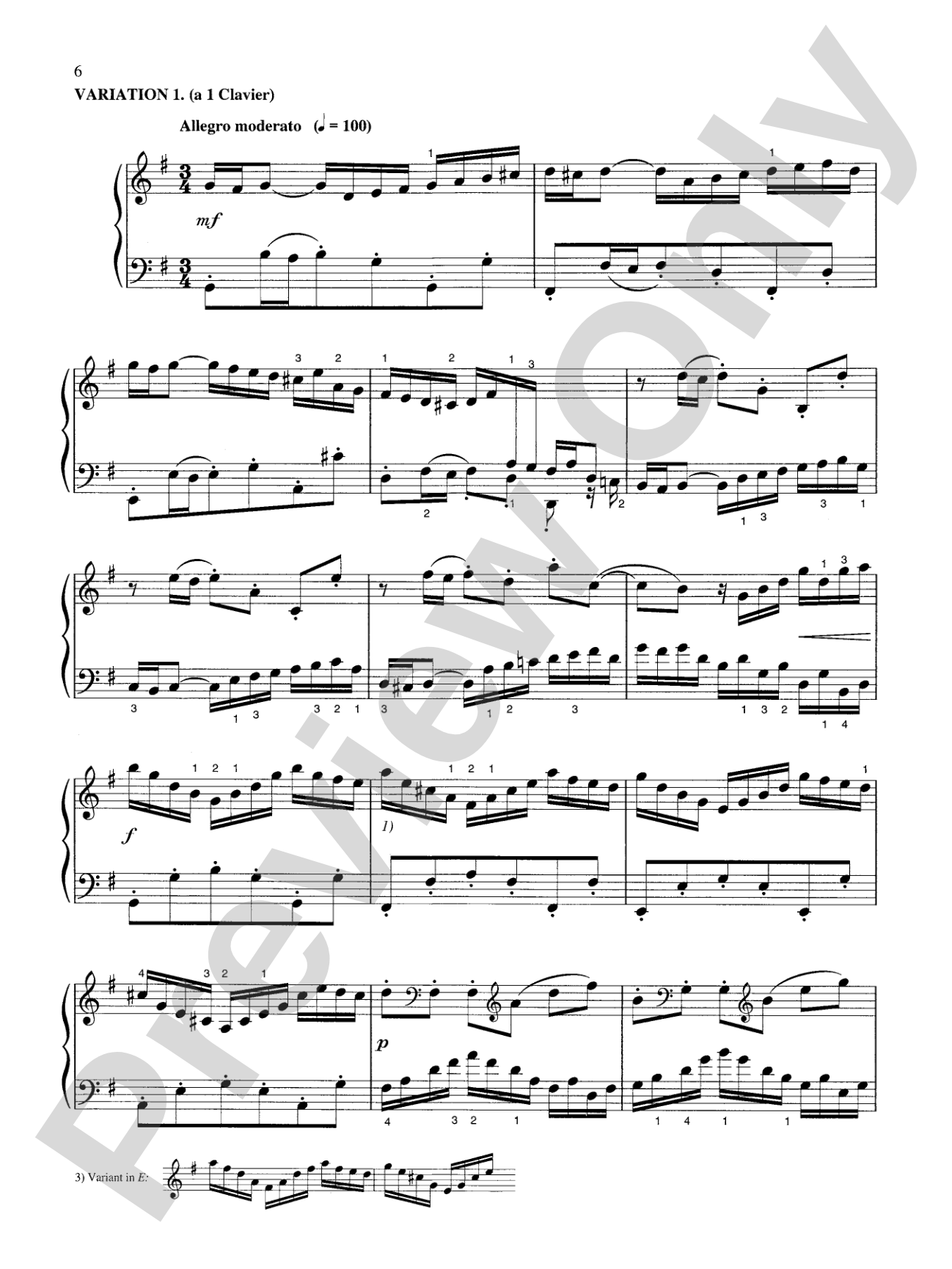 Bach: Goldberg Variations